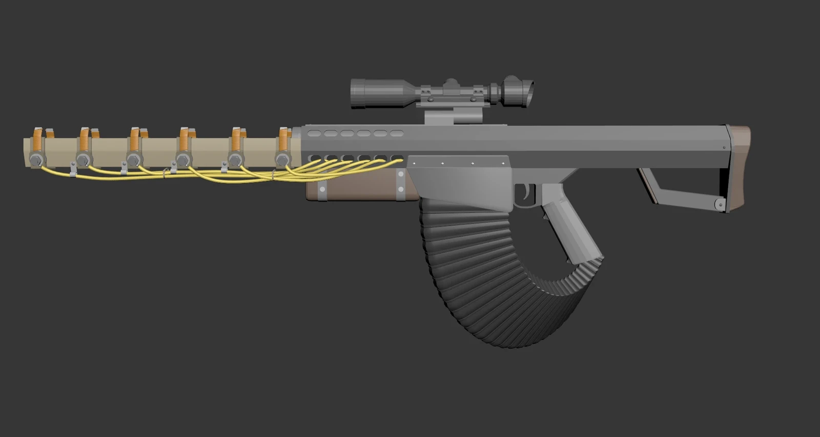 Mesh block out: The sweet, sweet rail gun