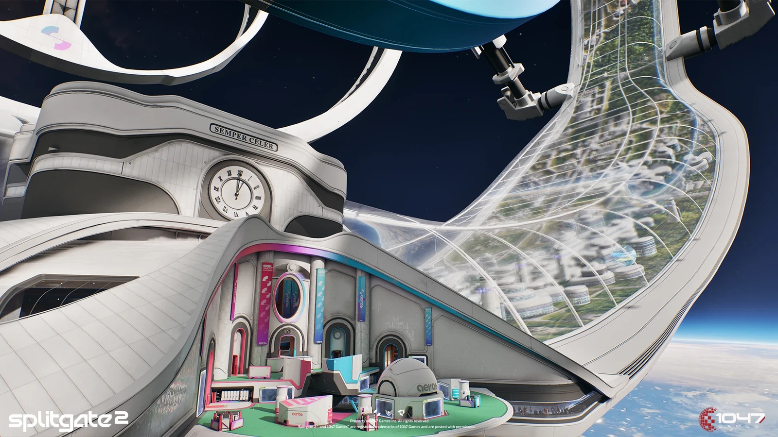 I was responsible for building the exterior ring structure. Additional work by Ian Vicknair