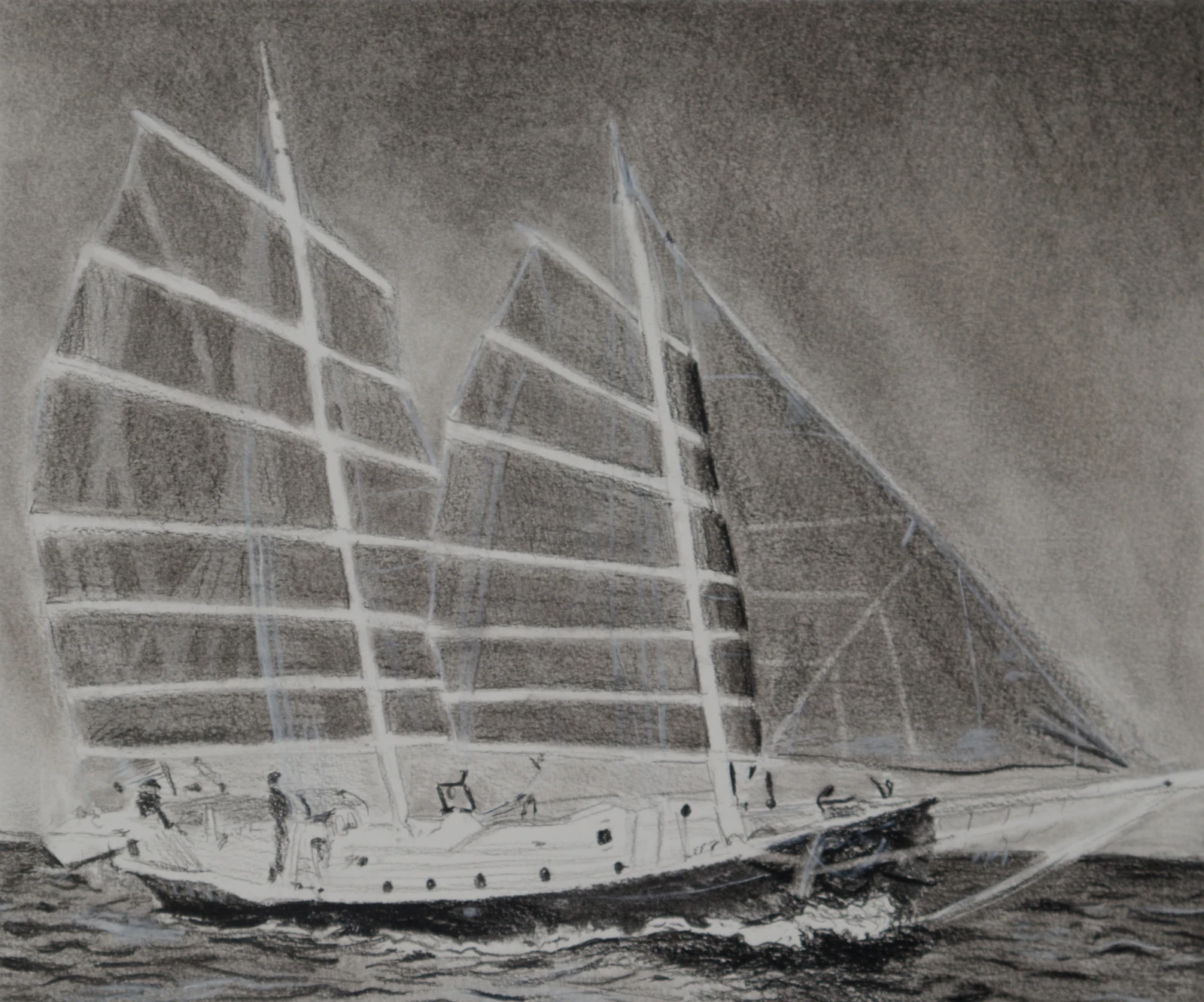 Illustration of a Junk ship