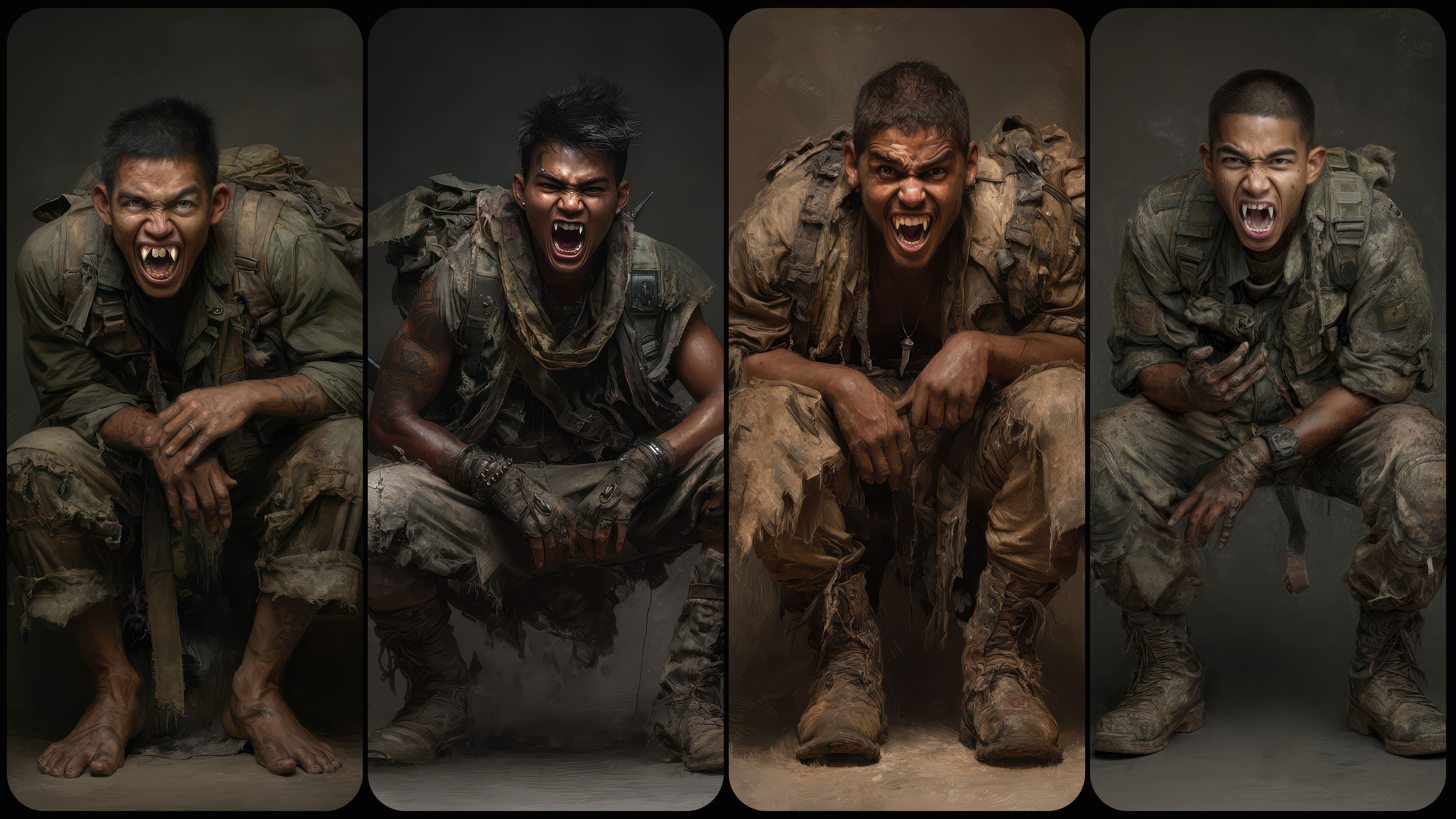 270 Werewolf Man Character Reference Image Pack v.130 |4K|
https://www.artstation.com/a/49319206
