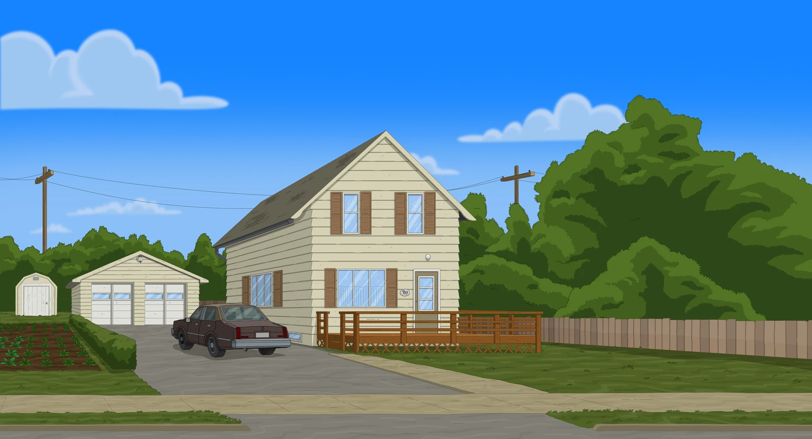 Corner Gas Animated: Oscar's House Exterior