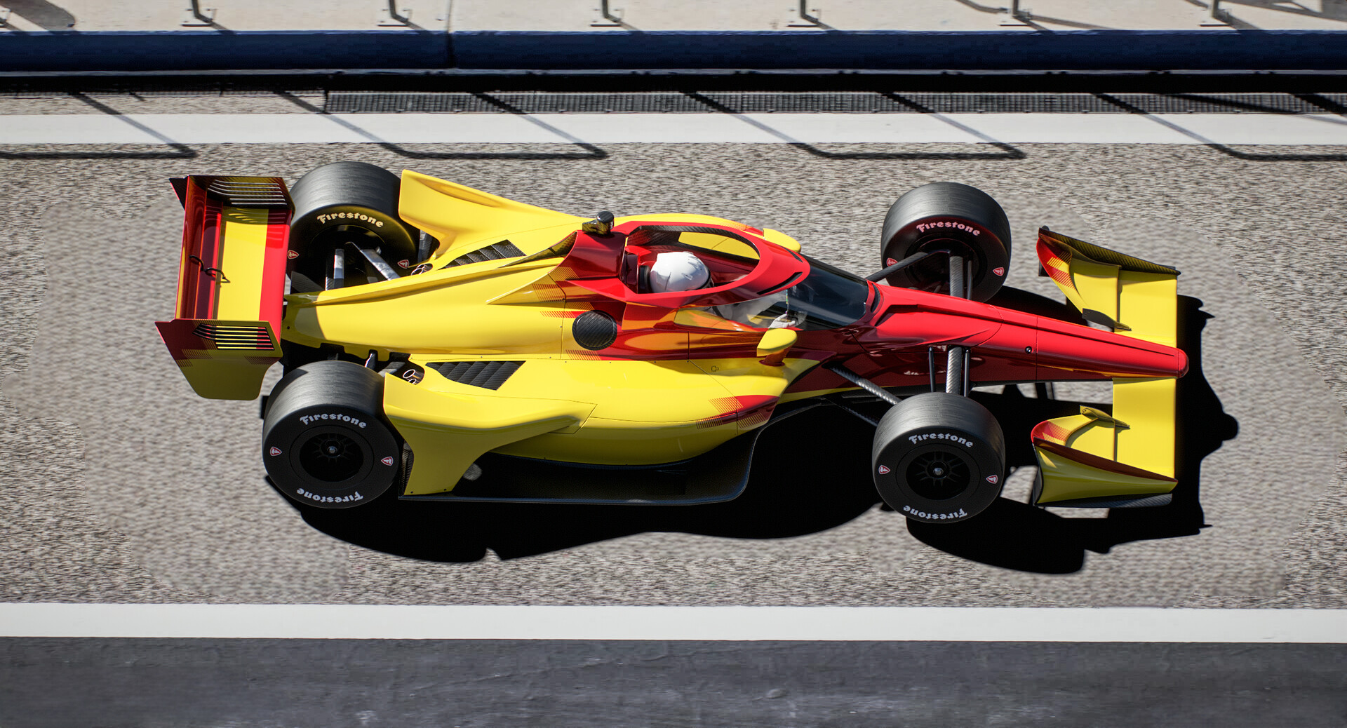 OpticalDreamSoft - Dallara DW12 UAK-18 2025 Yellow High Downforce Race ...