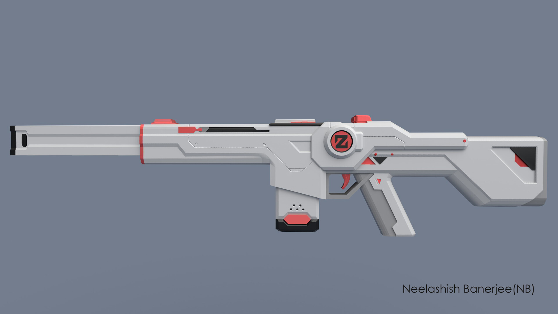 ArtStation - Phantom Rifle 3D- My Version