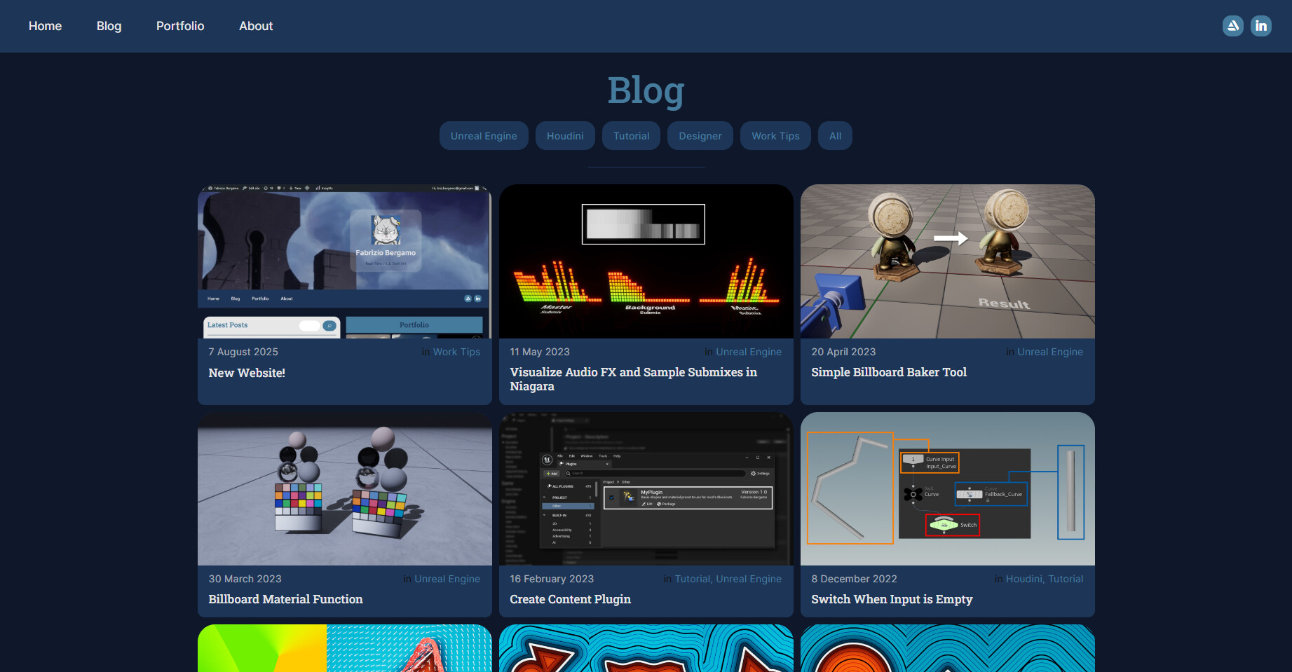 Fabrizio Bergamo - New Website!
