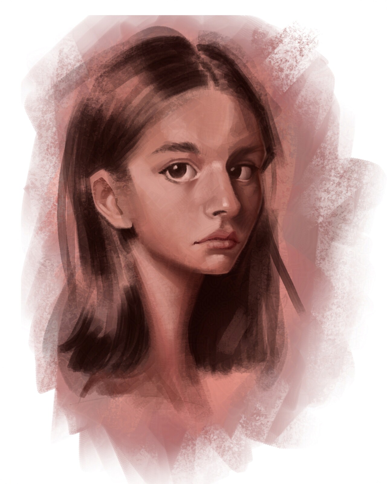 Stylized Painted Portrait