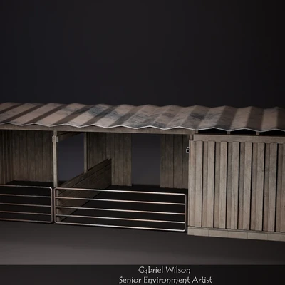 Two Horse Stall Barn