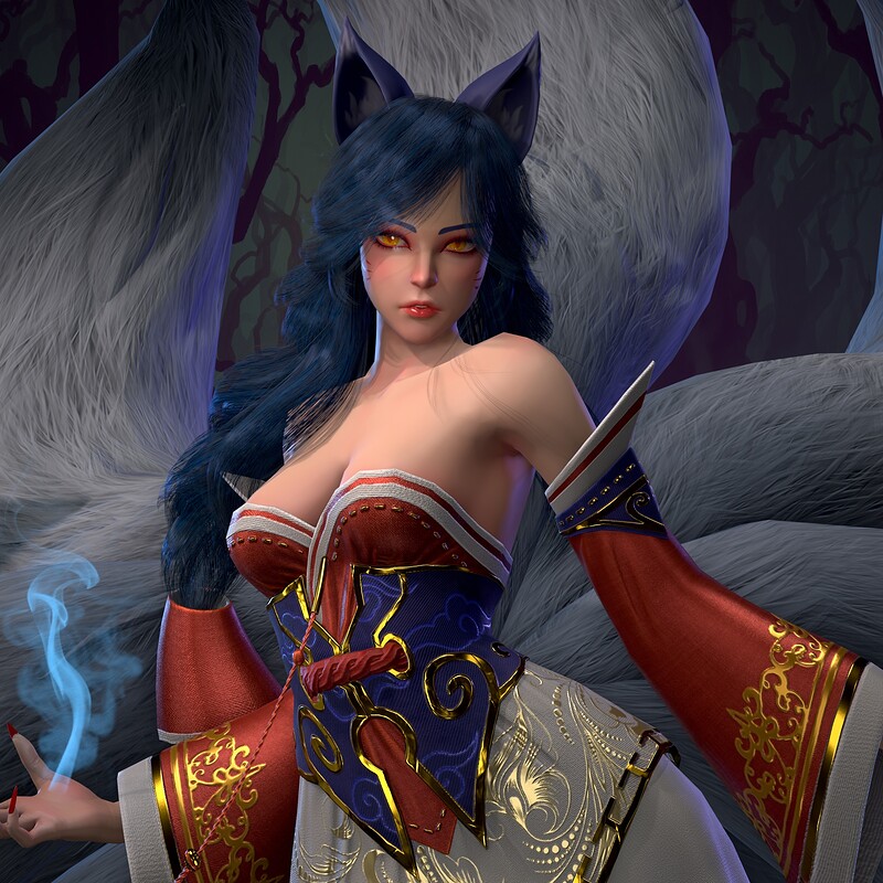 Nine tailed Fox – Semi-Real Style