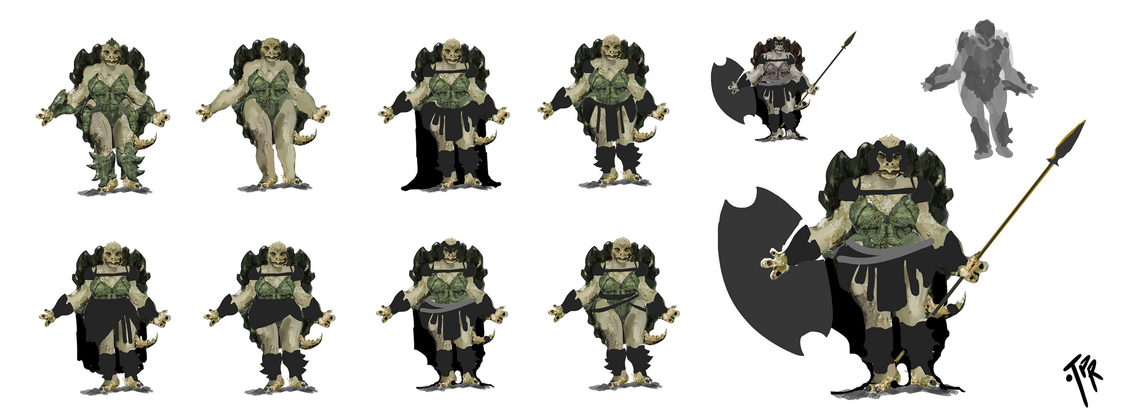 Body and Costume variations