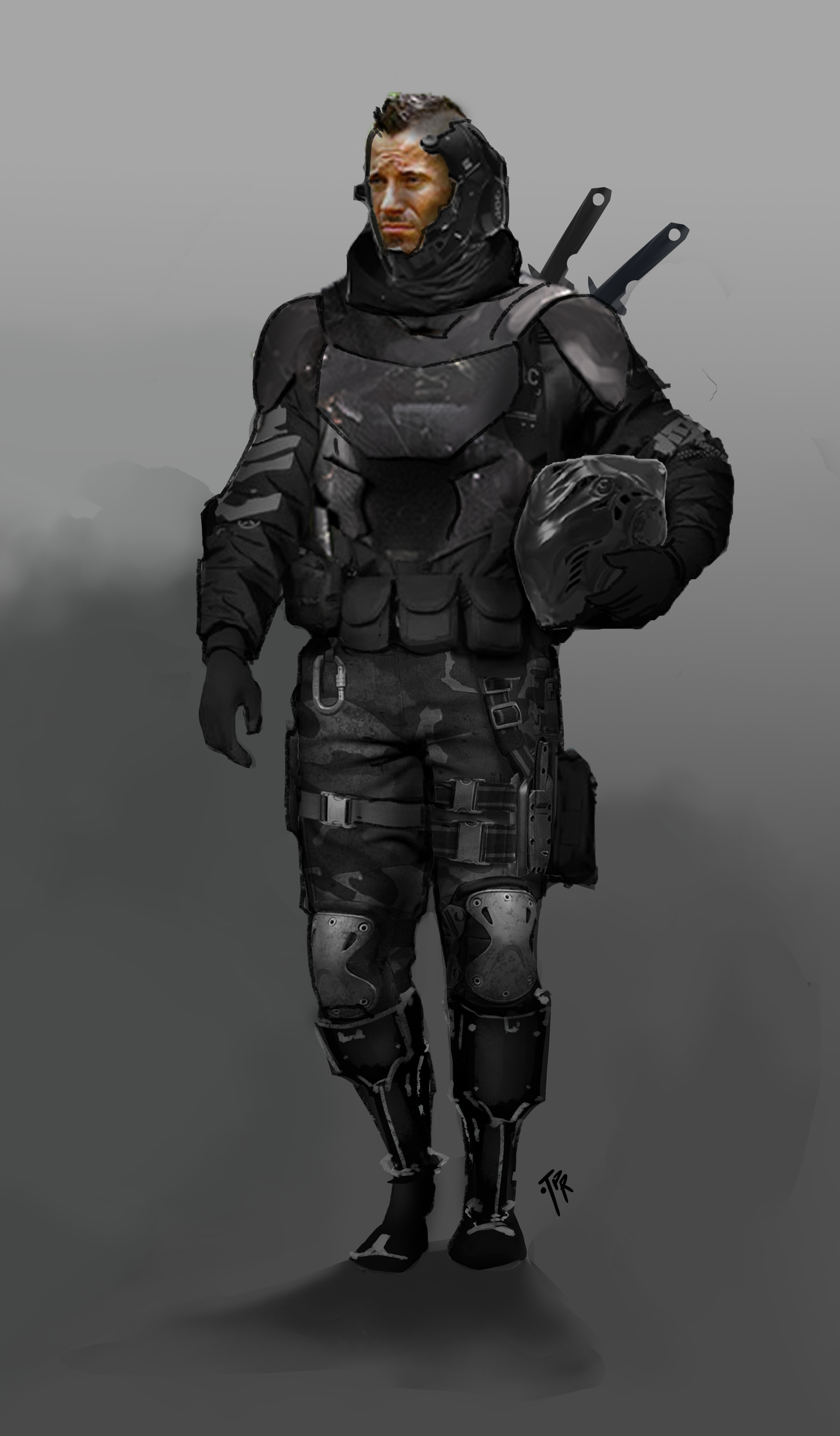Biker military operative