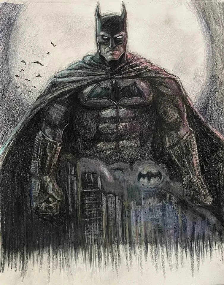 Batman - Colored Pencils
