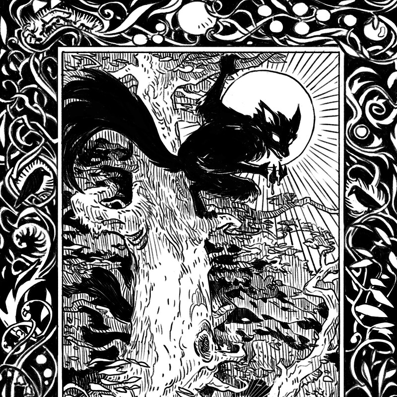 They mostly come out at night illustrations
