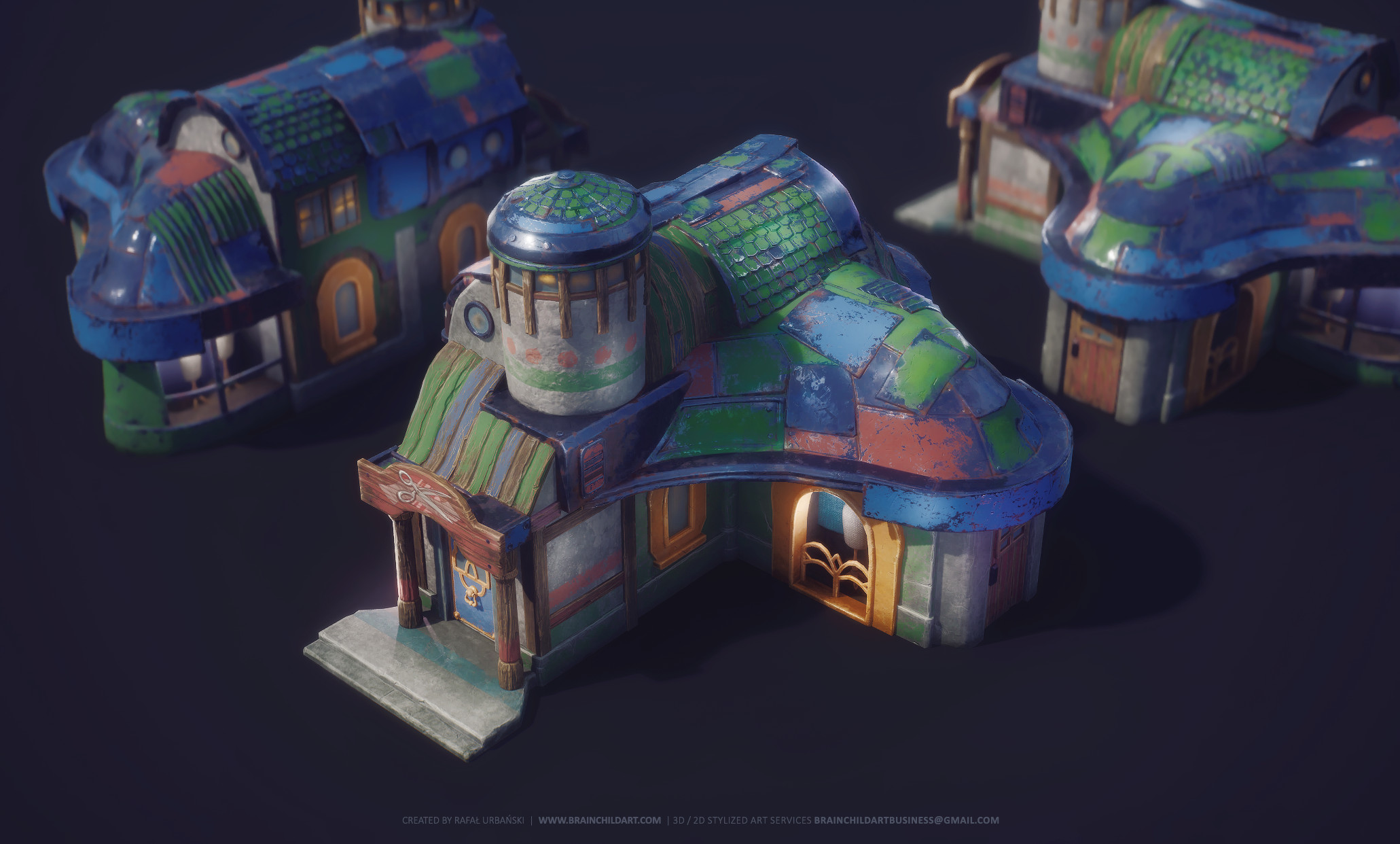 3d game artist | 3d art | Game Art | - Weaver & Tailor Stylized Lowpoly ...