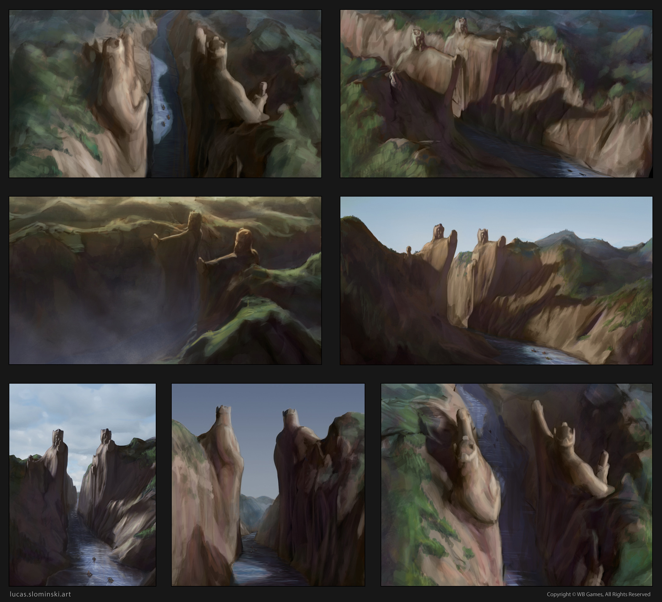 Alternate color studies