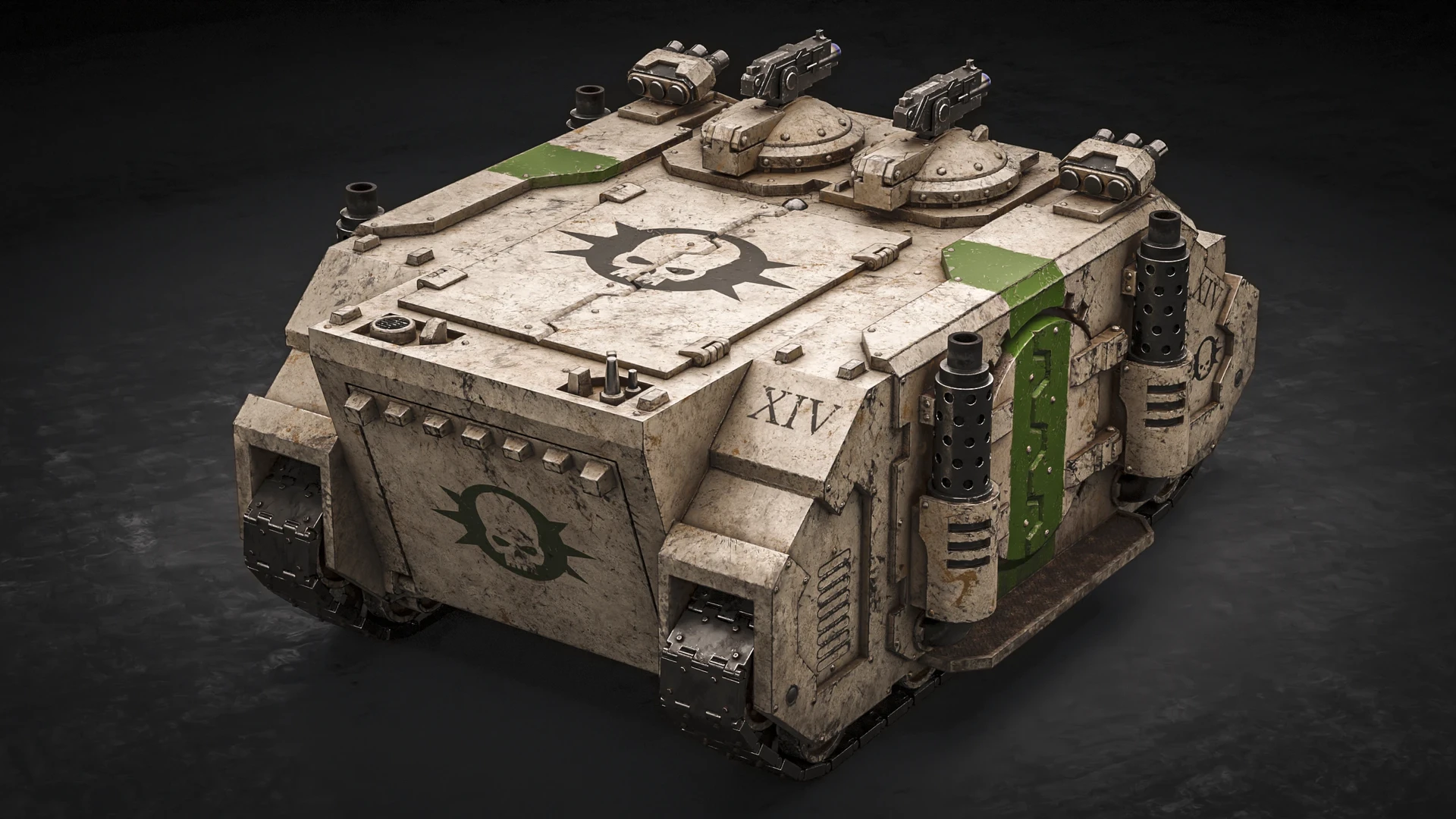 Video 'How to paint a Death Guard Rhino' - The Brush and Boltgun