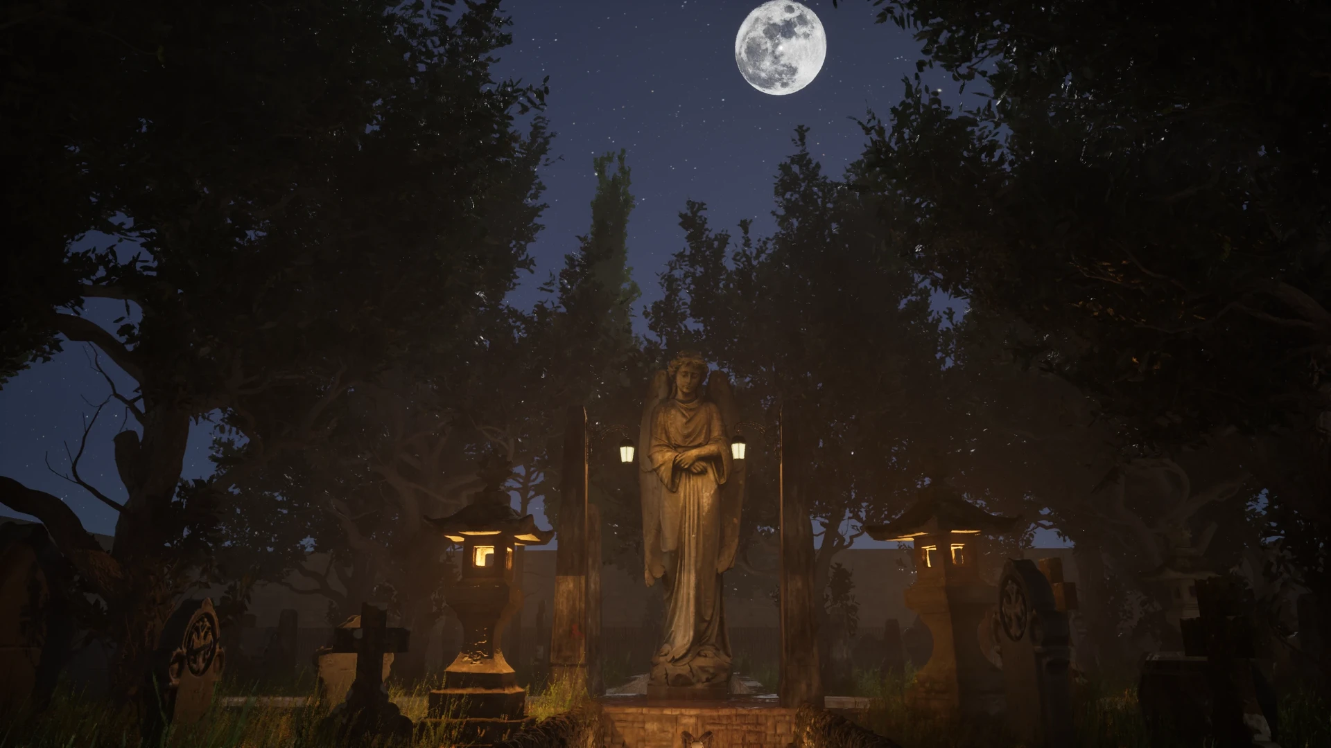 ArtStation - Unreal Engine 5 | Horror 🪦Graveyard Ritual Cinematic Render