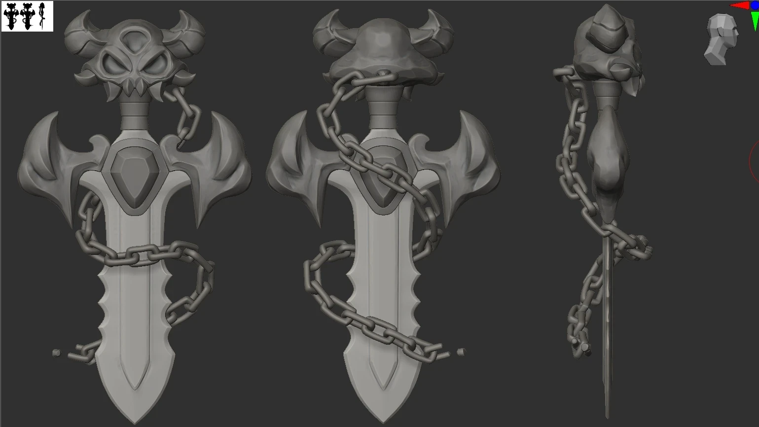 Stylized Sword WIP