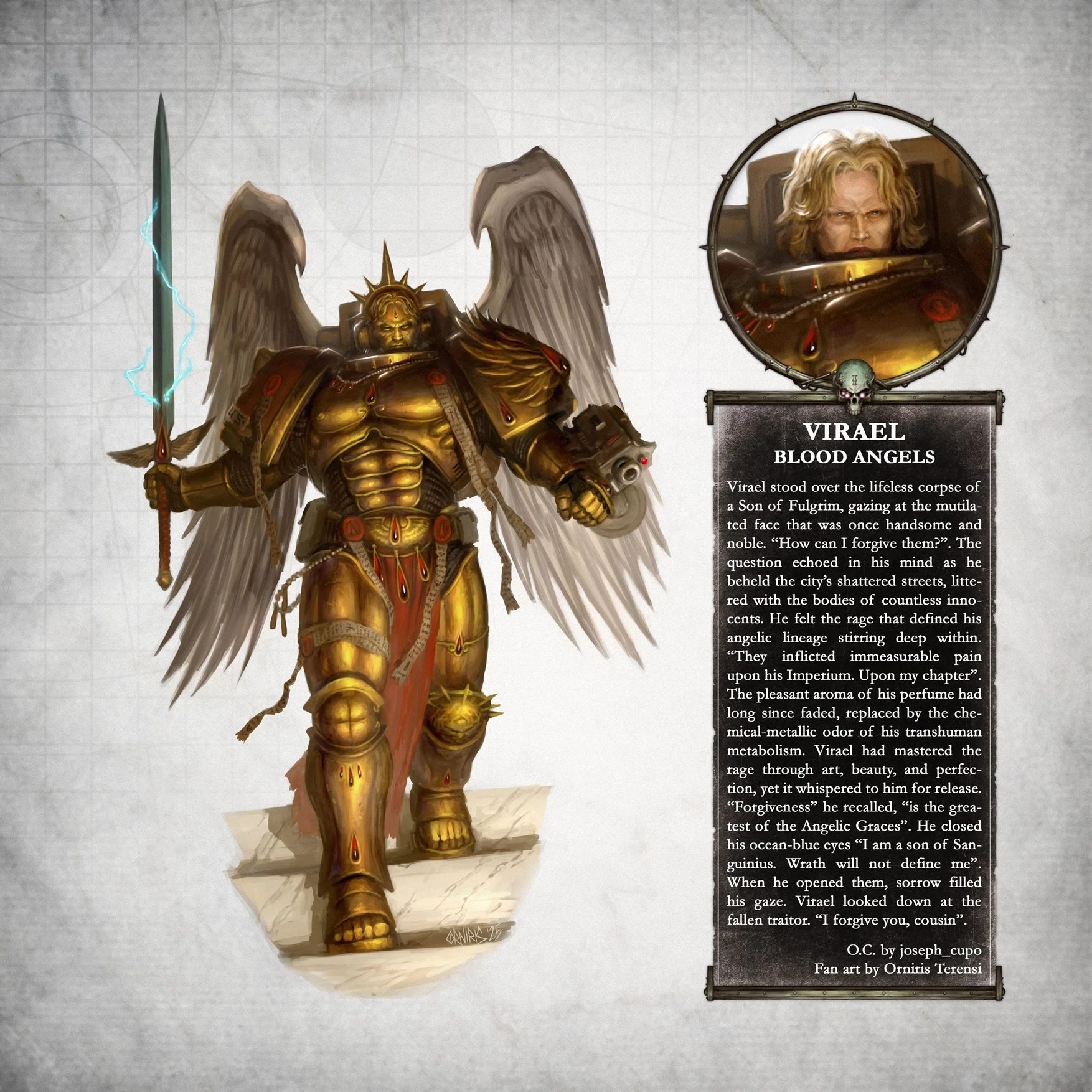 ArtStation - Virael, Blood Angels - Warhammer 40,000 Fan Art