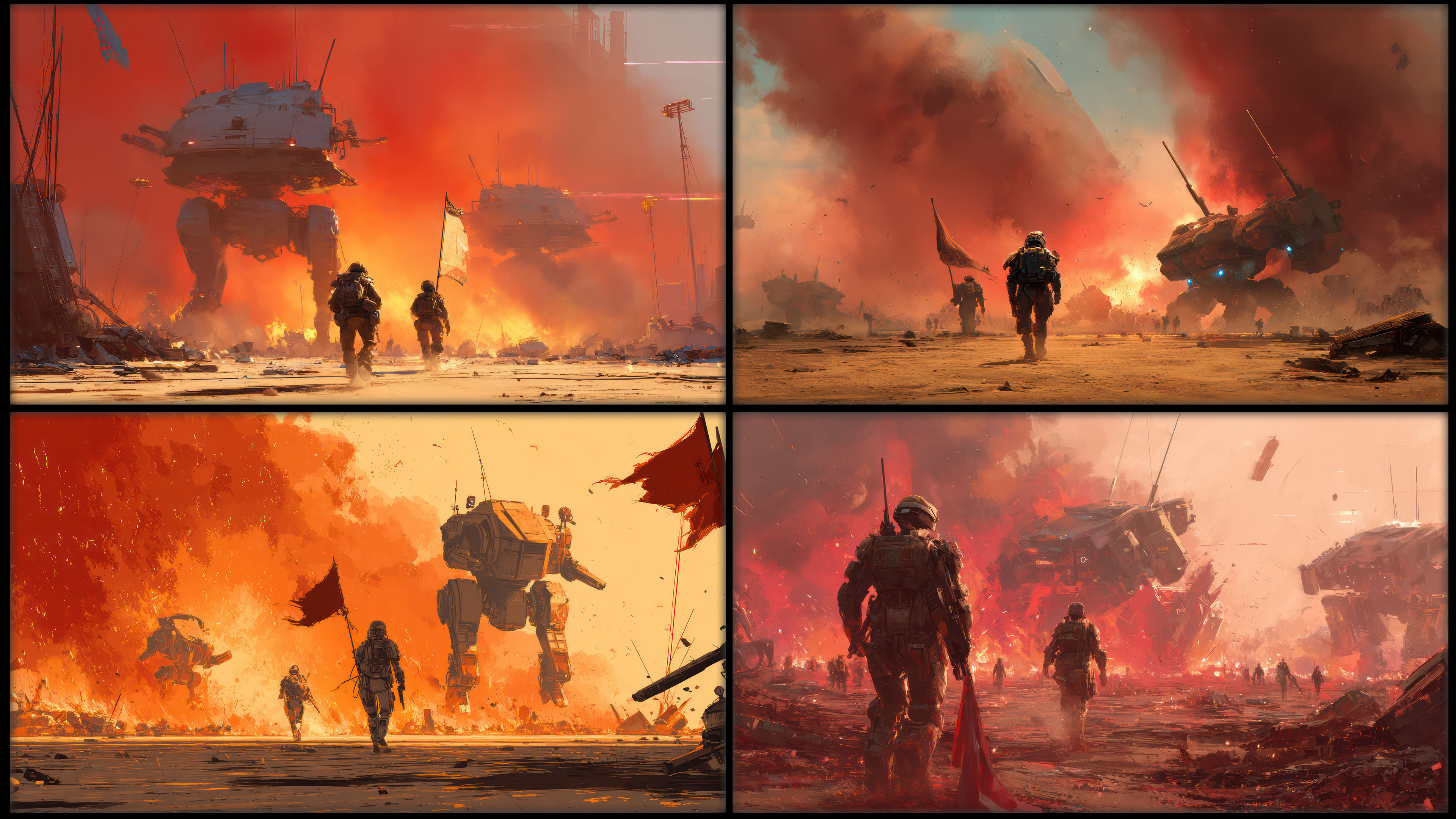 220 Martian War - Environment Concept Reference Image Pack v.462 |4K|
https://www.artstation.com/a/49935442