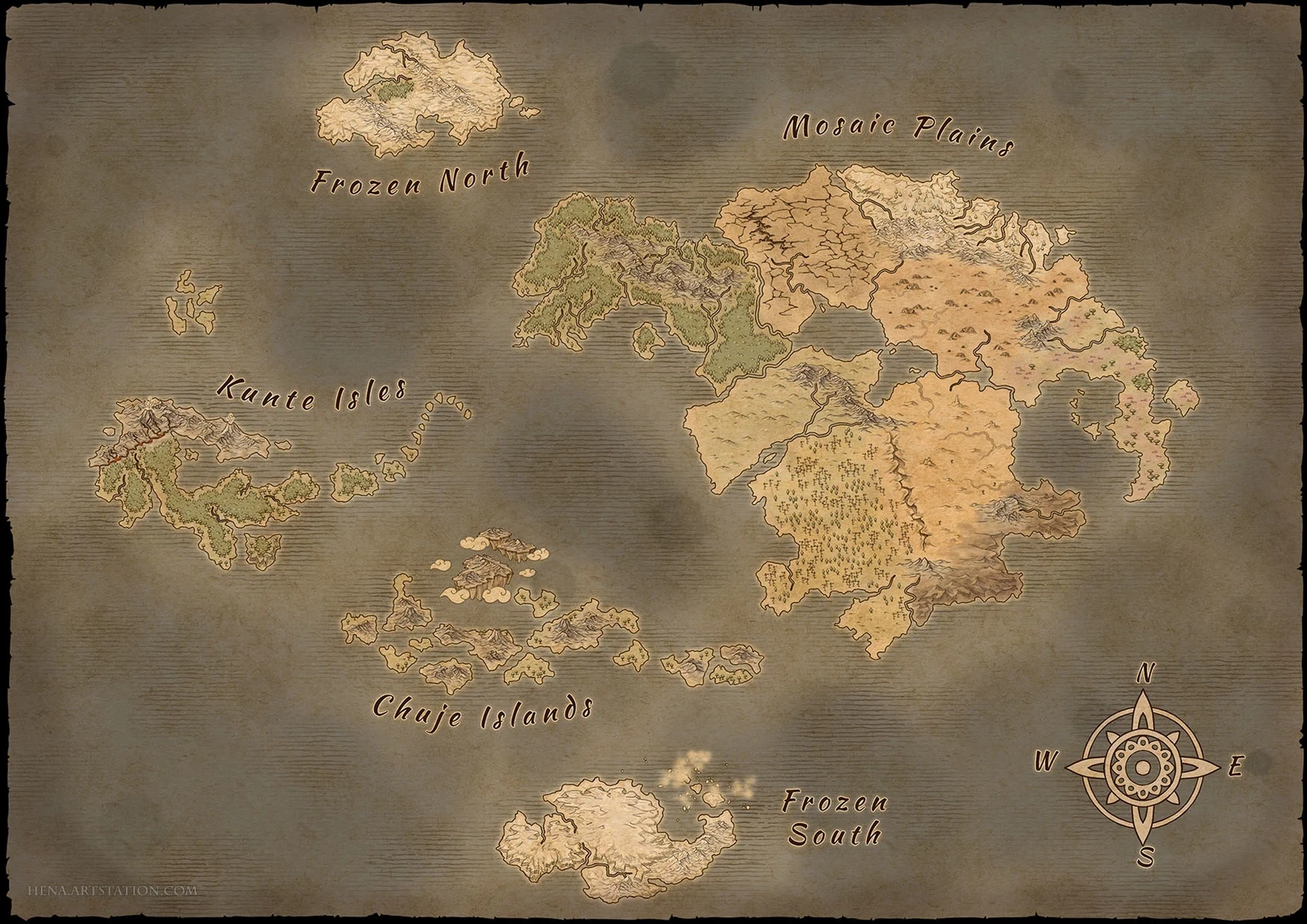 Map Art: Terra