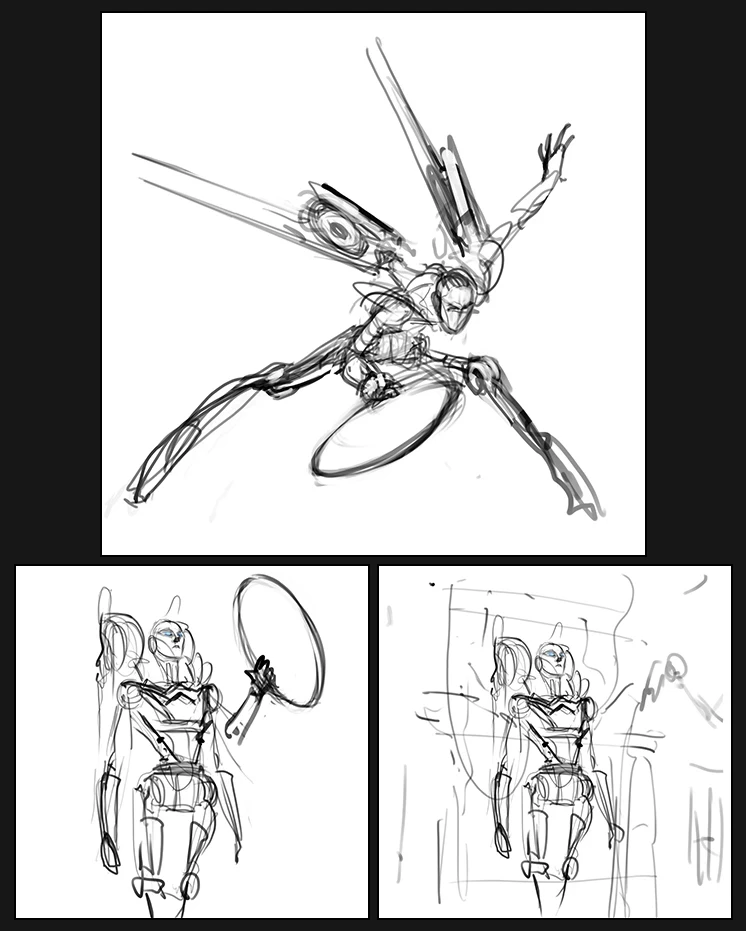 Compositional sketches