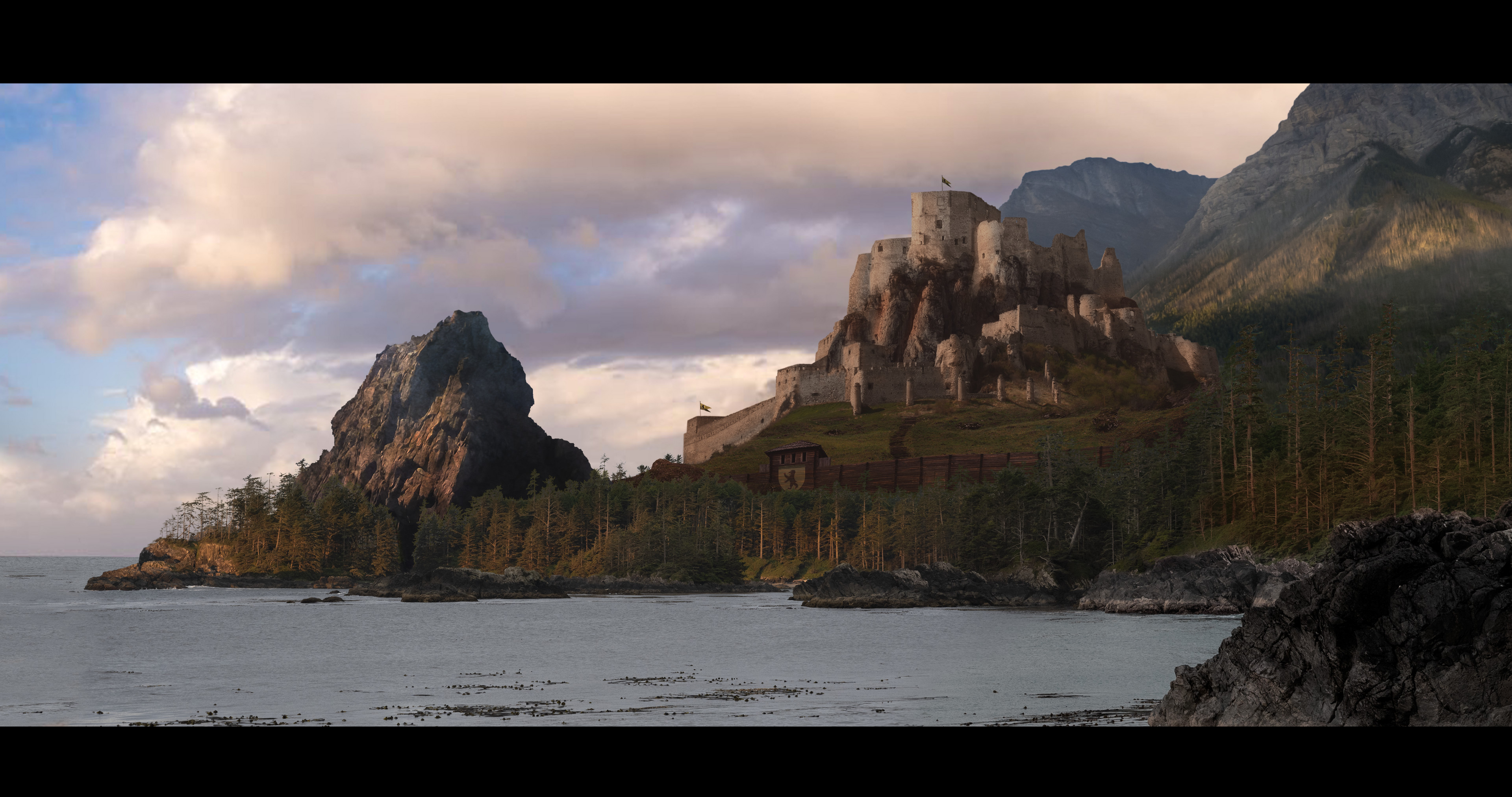 Final image without GoT style filters applied.