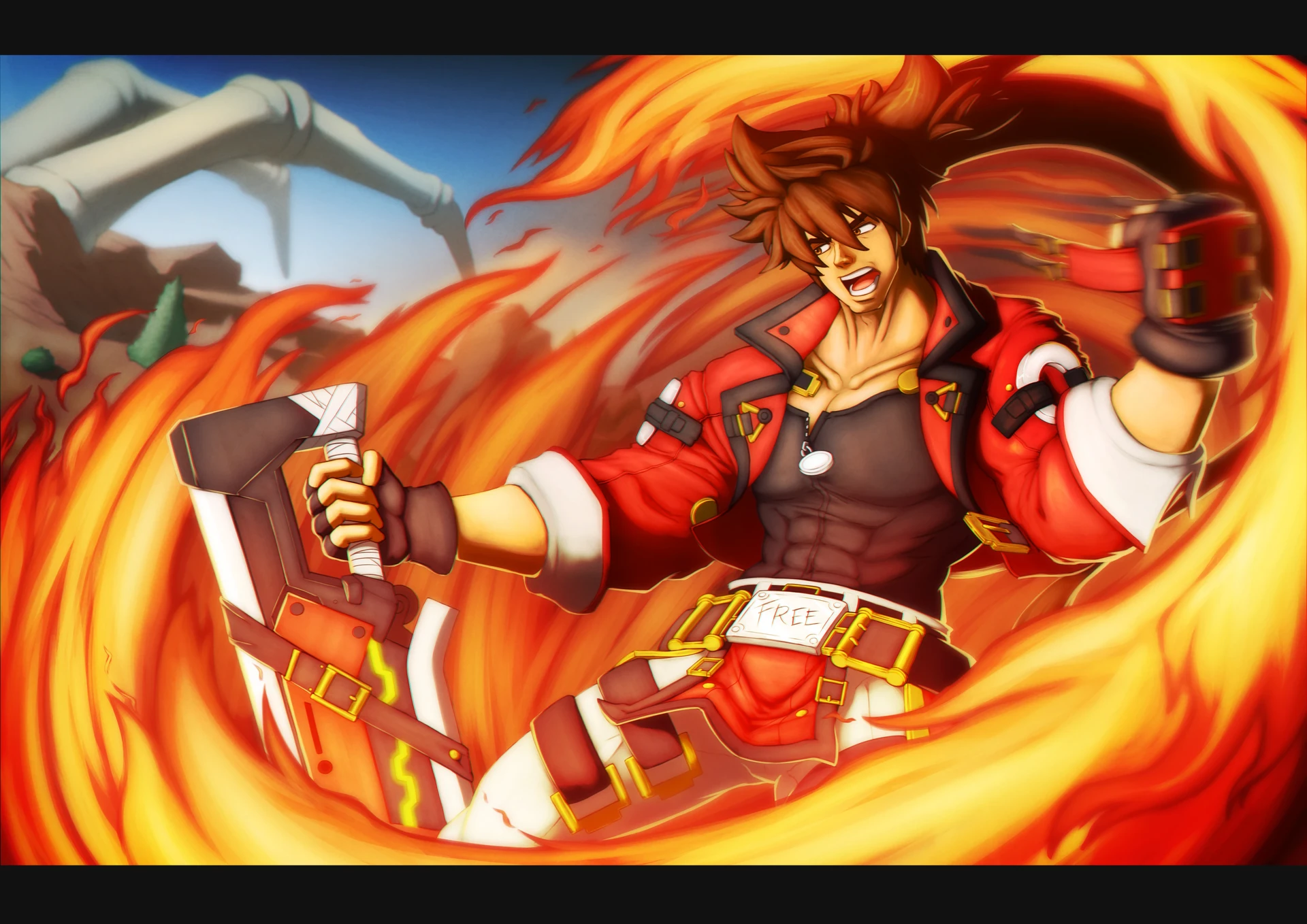 ArtStation - Sol Badguy Splash Art