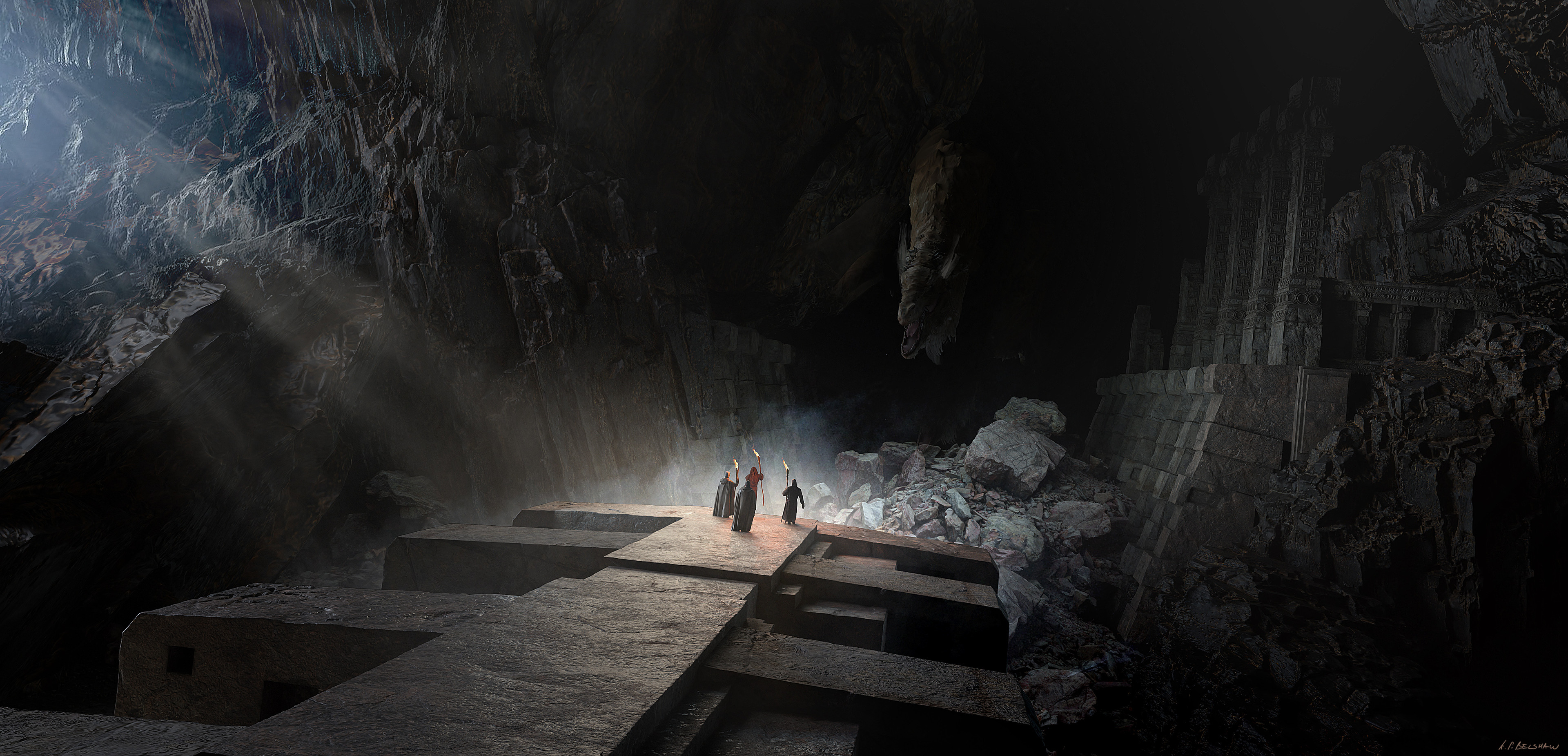 Early concepts for interationc with the dragons from the POV of the platform