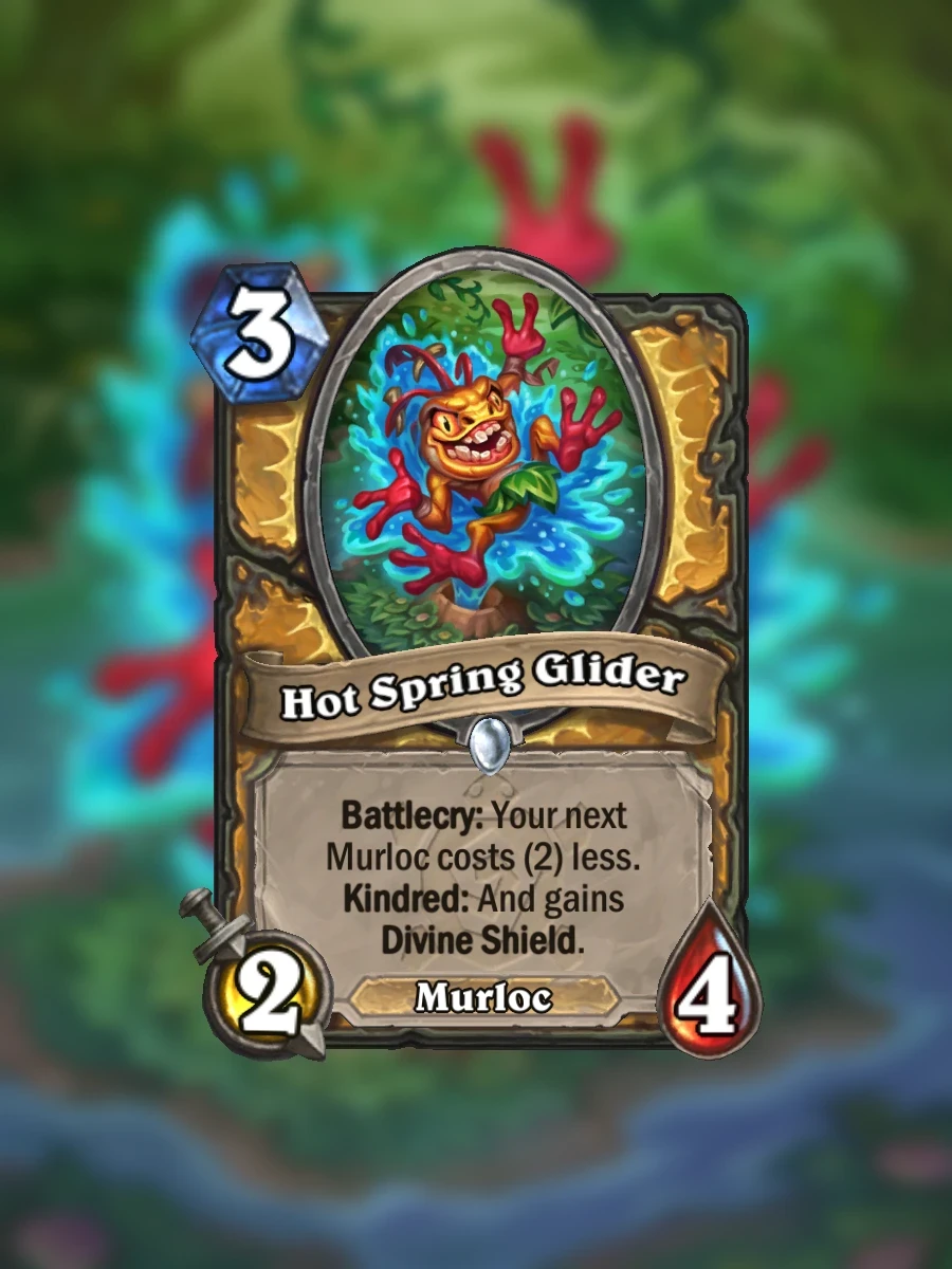 Hot Spring Glider card