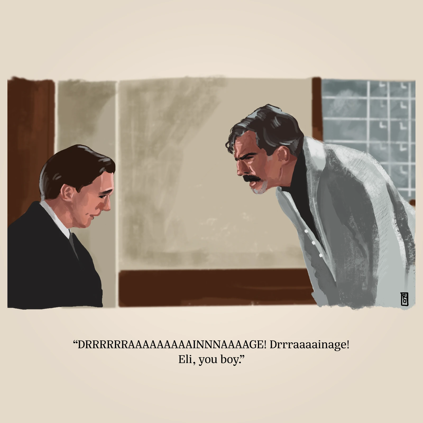 Daniel Plainview and Eli Sunday
