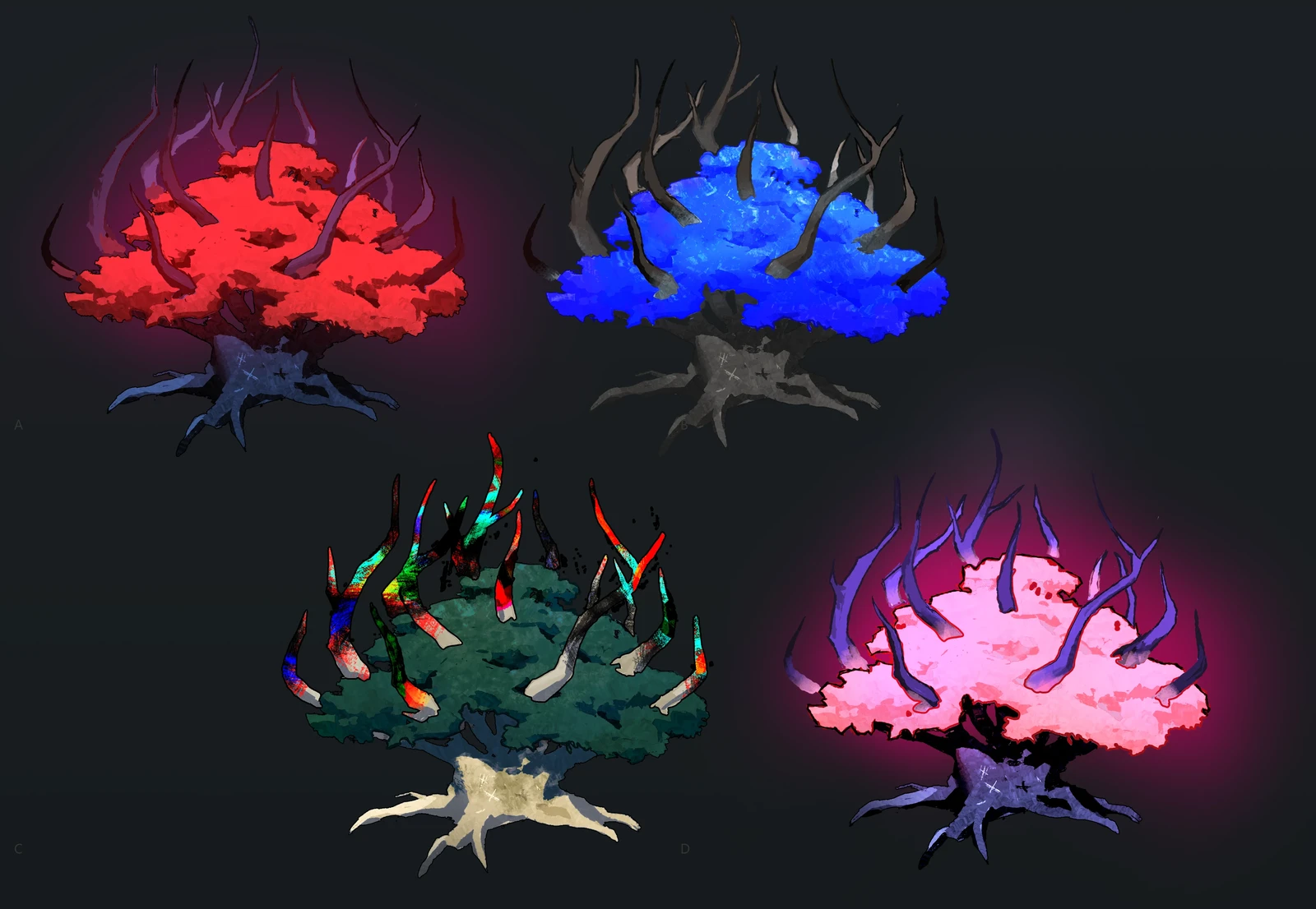 evil tree design ideas