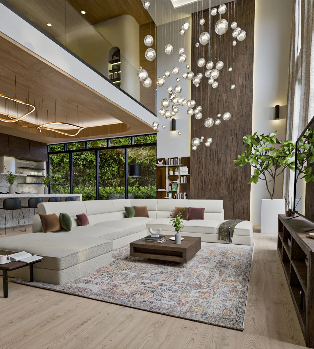 Modern Duplex Living Space