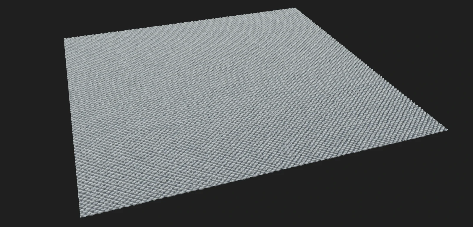 Texture set rendered on a high resolution plane