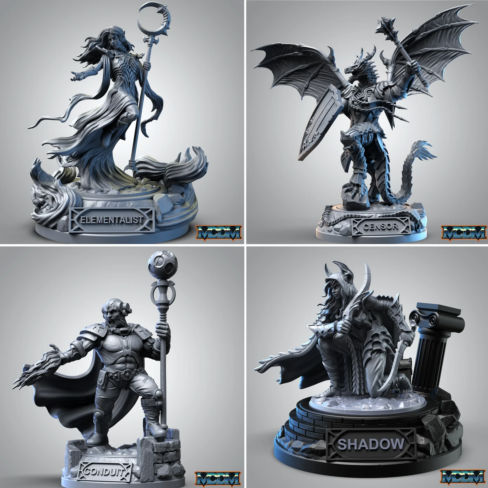 MCDM Draw Steel miniatures Heroes 