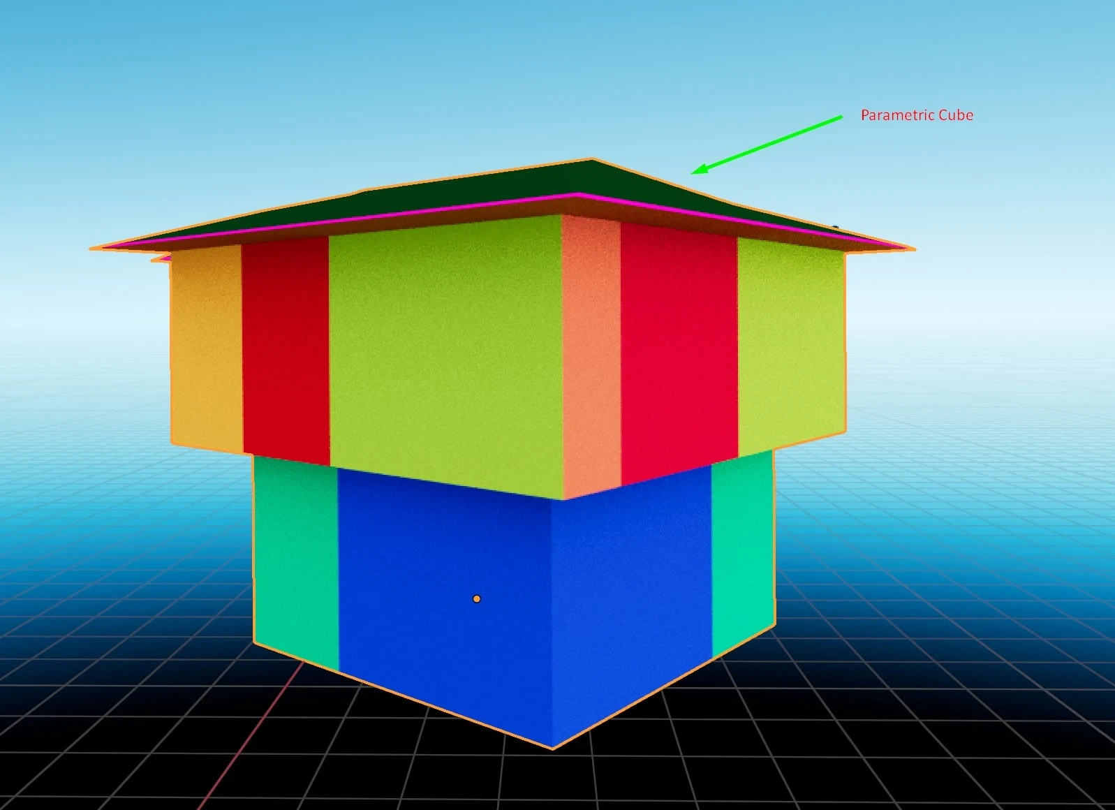 Auto Building Parametric  Cube