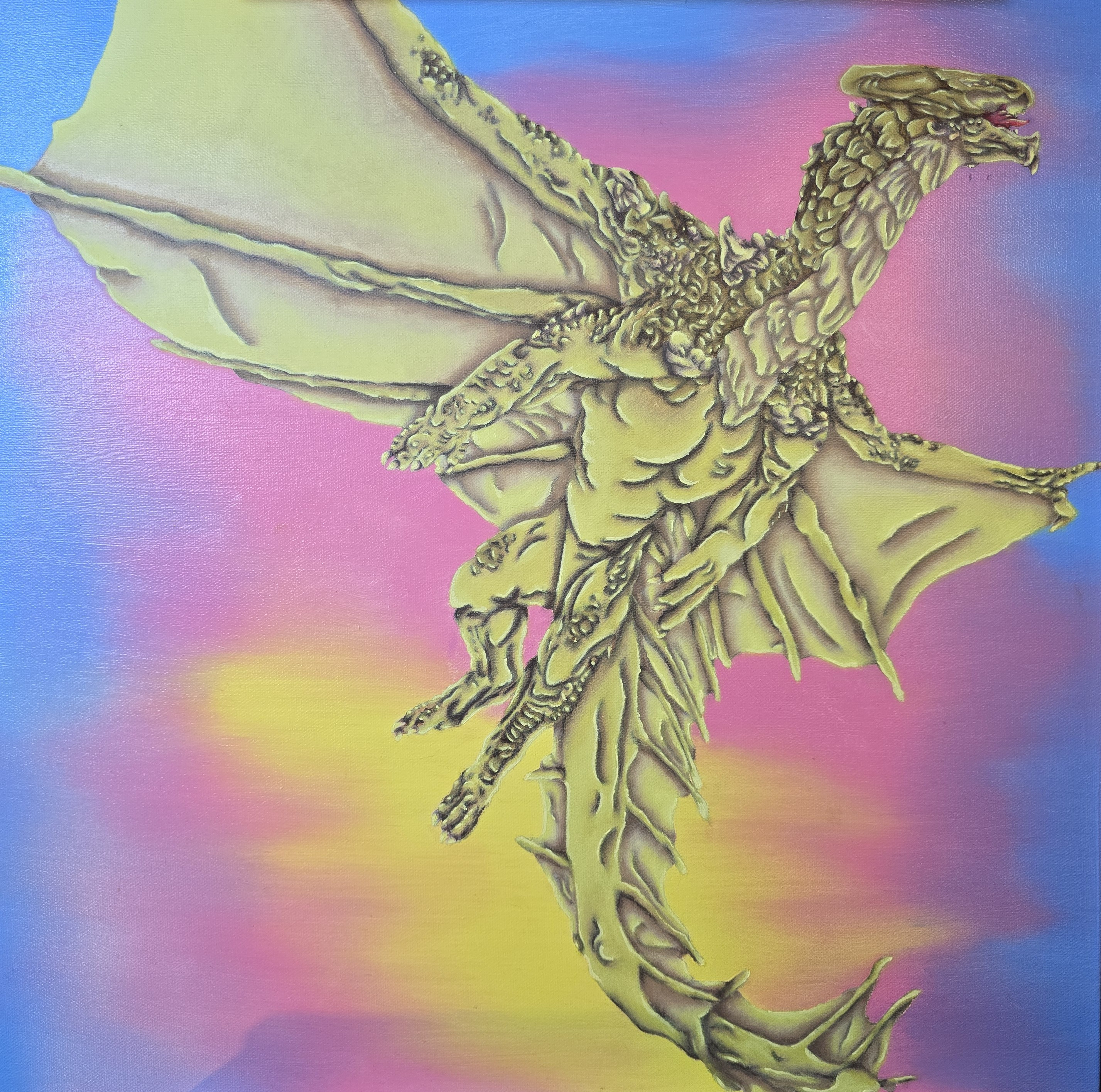 Majestic Dragon at sunset.