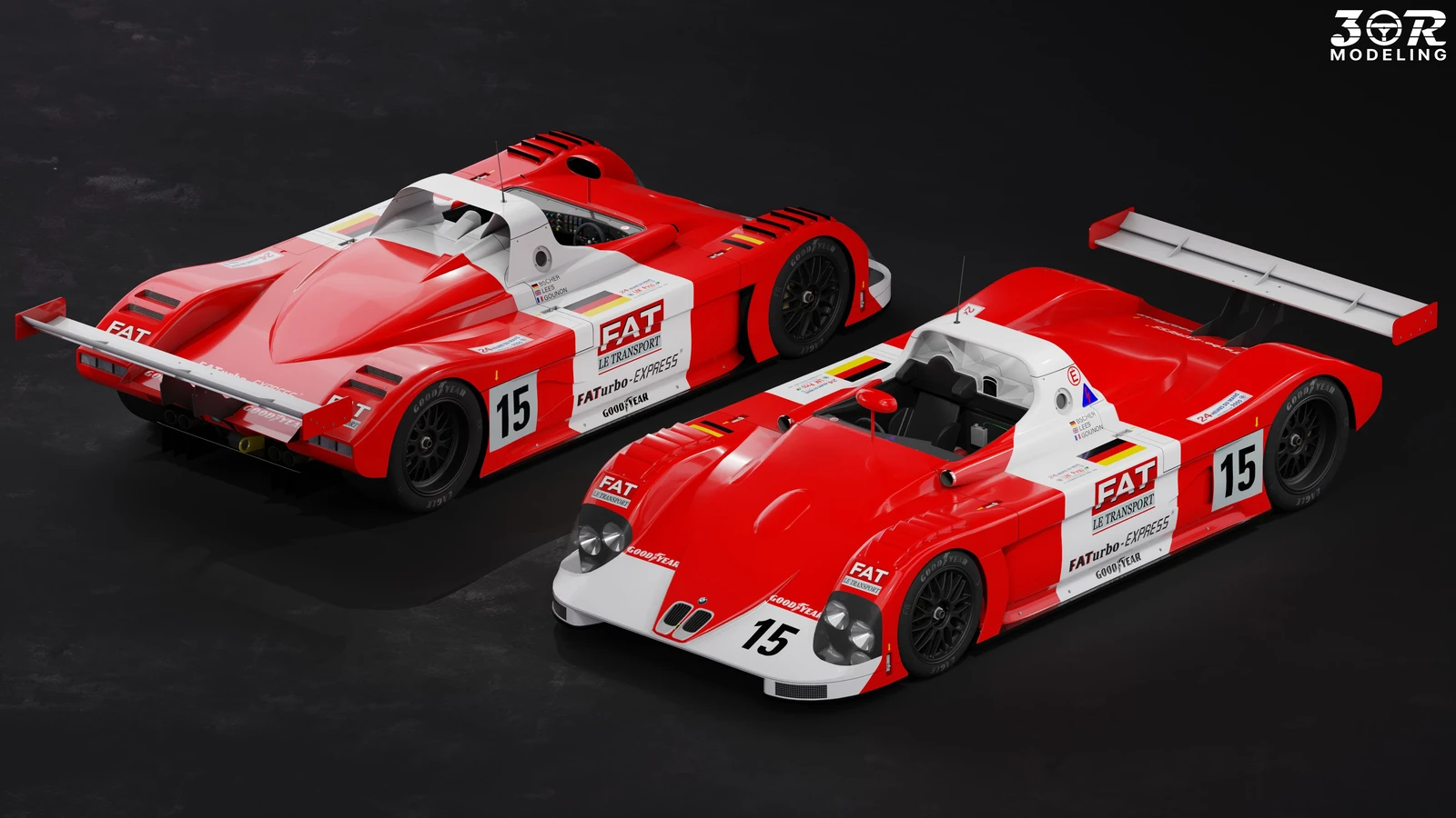 #001/98 Thomas Bscher Promotion n°15, 24 Heures du Mans 2000: DNF. Made by me