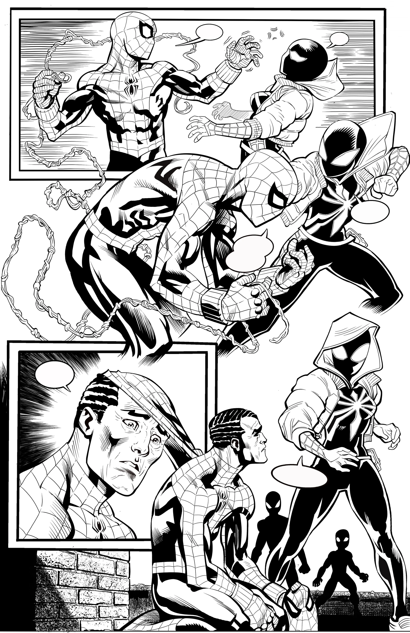 Amazing Spider-Man #12 Sample inks