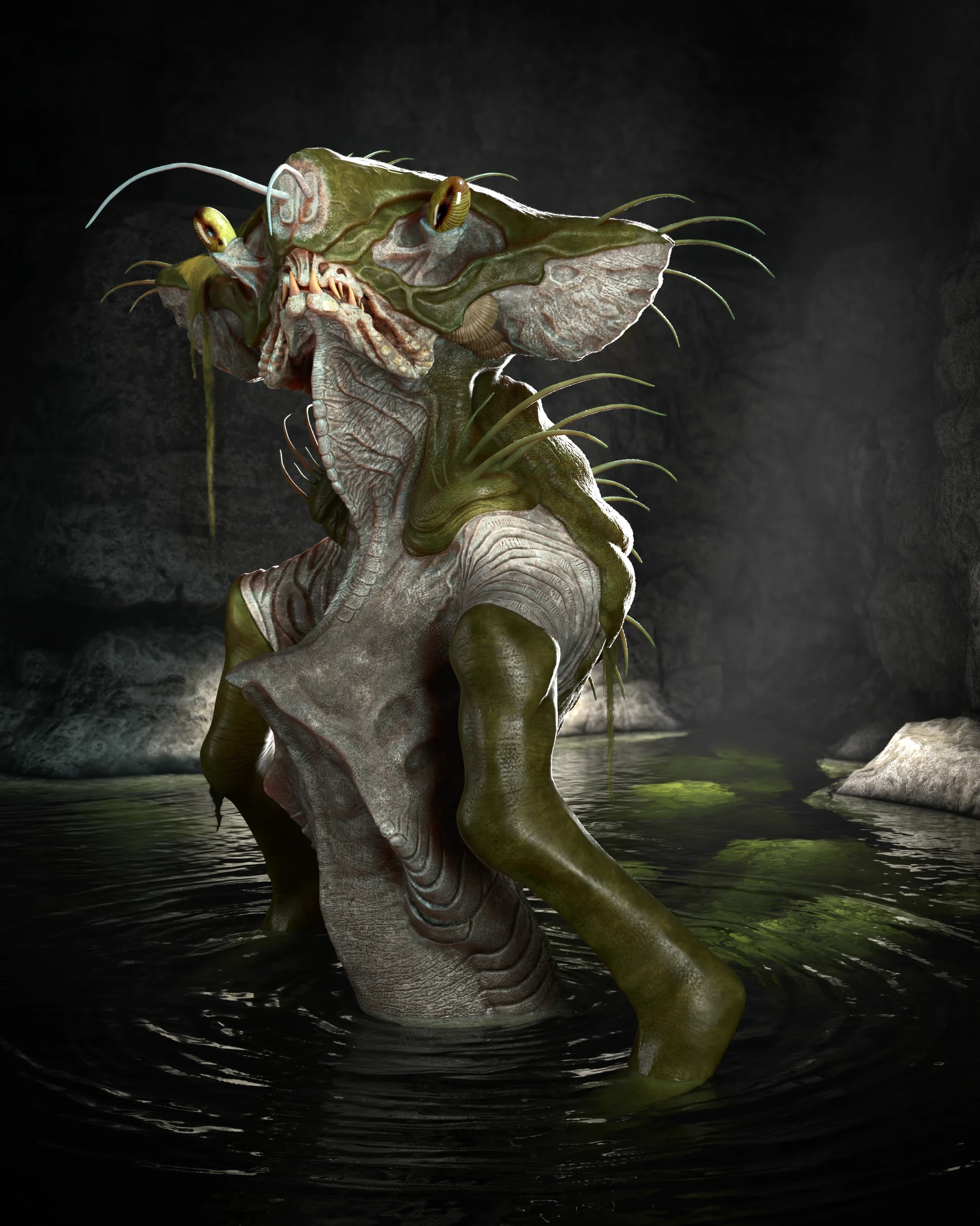 ArtStation Swamp Critter 3D