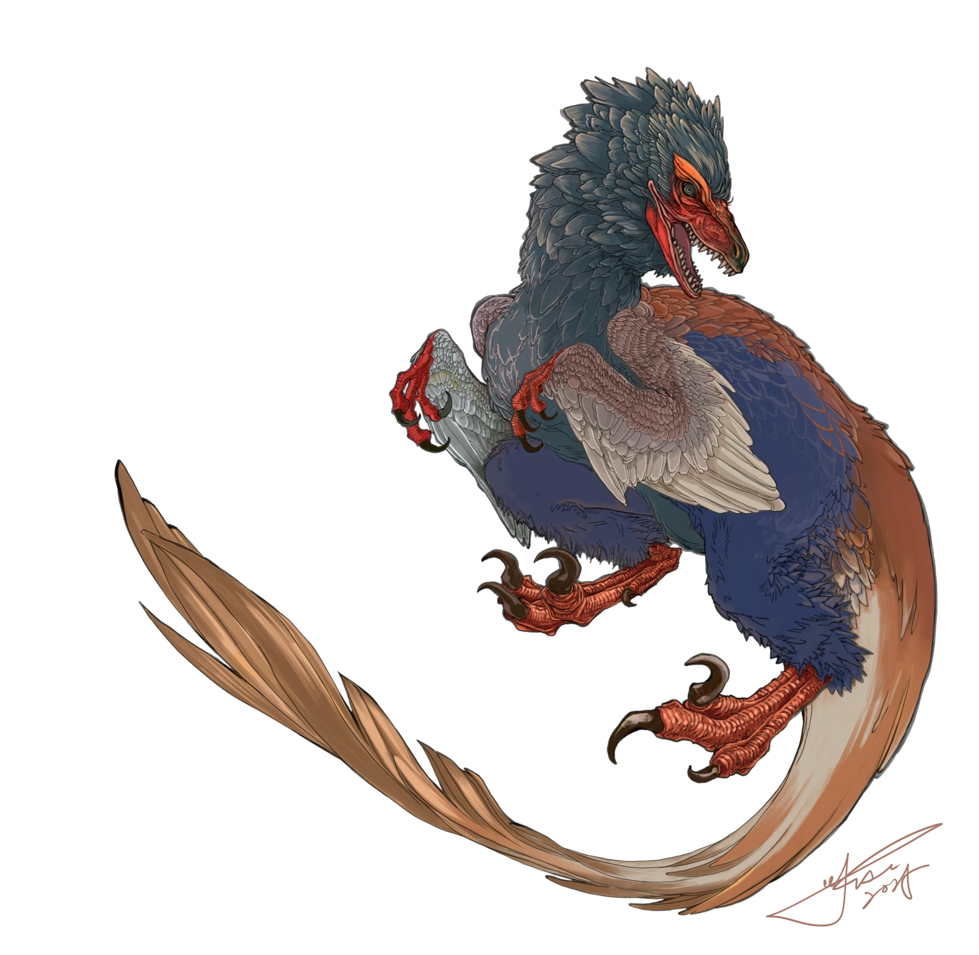 ArtStation - Raptor: Badass Prehistoric Chicken