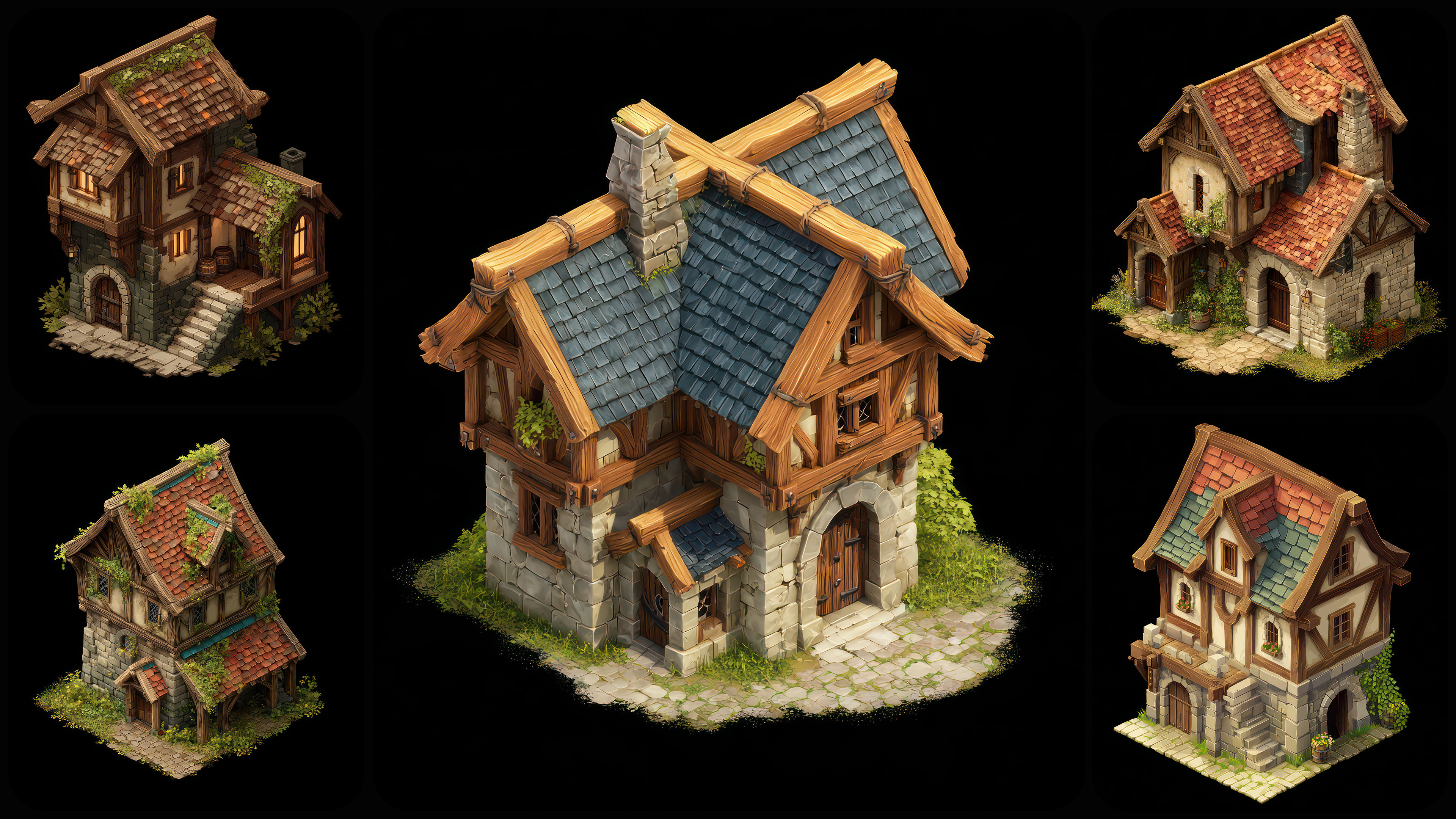 220 Medieval House - Isometric Reference Image Pack v.38 |4K|
https://www.artstation.com/a/50229085