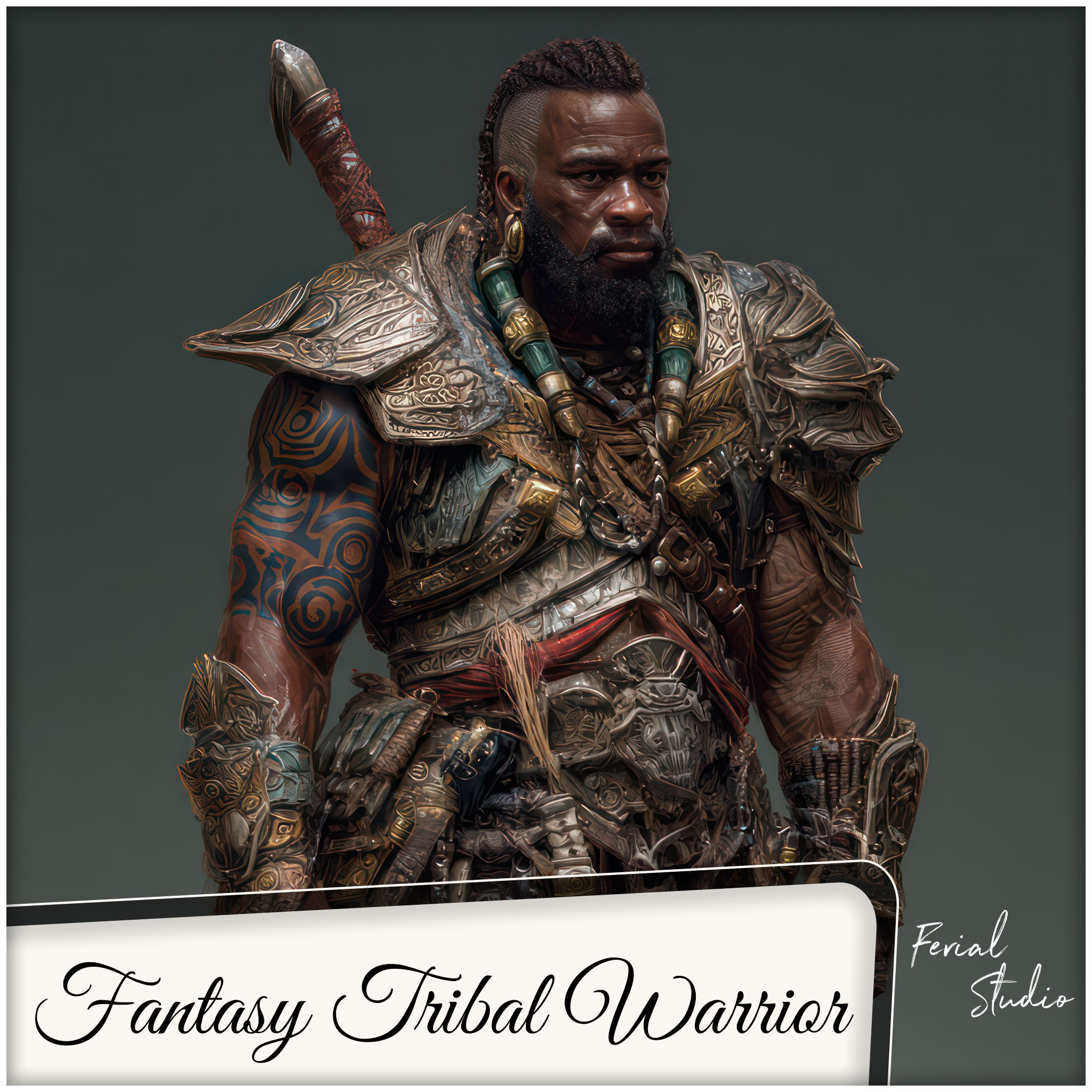 210 Fantasy Tribal Warrior Character Reference Image Pack v.161 |4K|
https://www.artstation.com/a/50401047