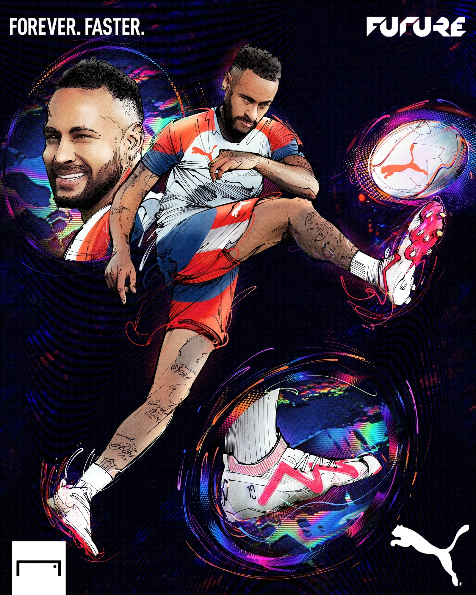Neymar Puma Future illustration