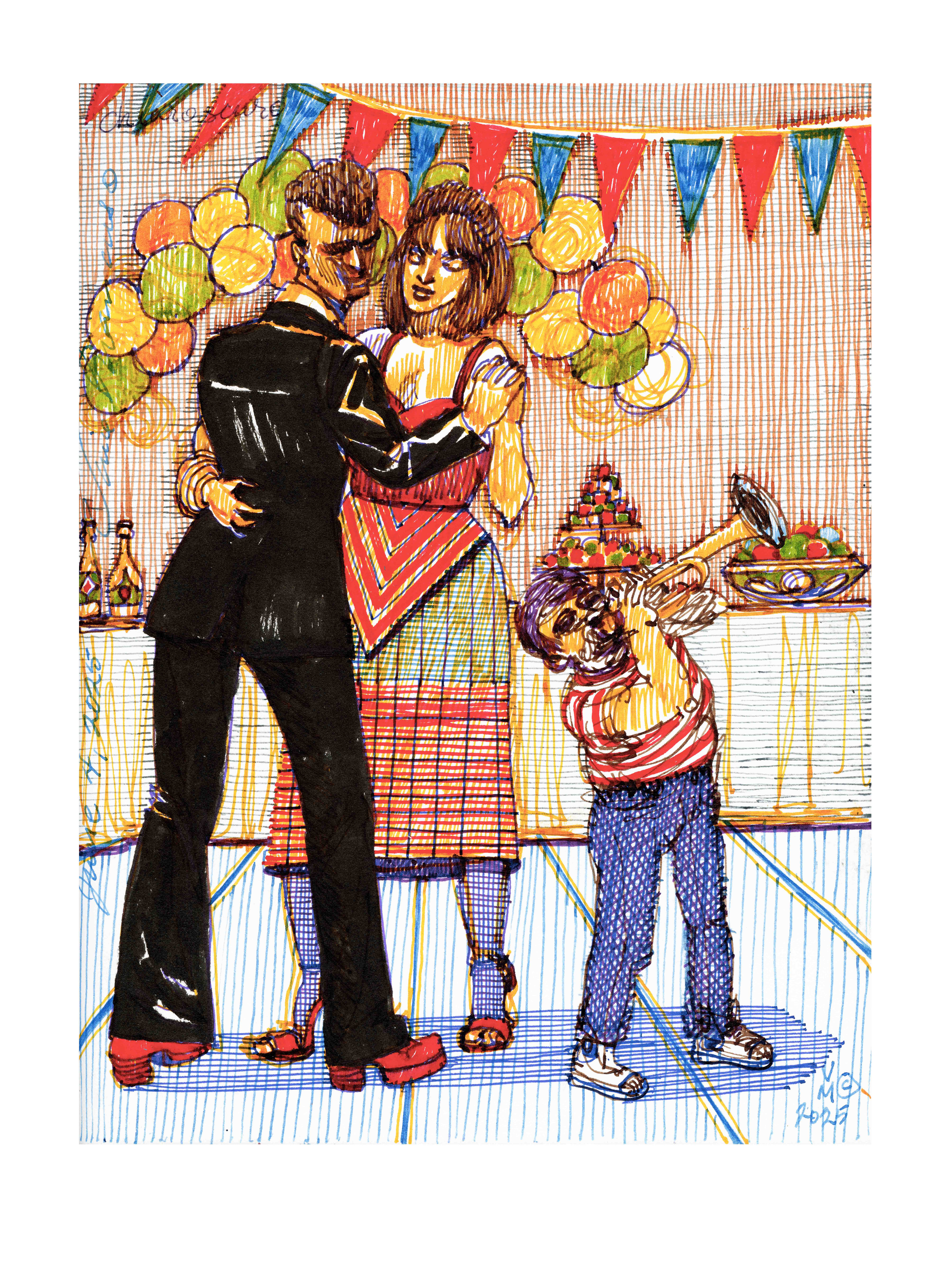 2025, THE DANCE drawing #9