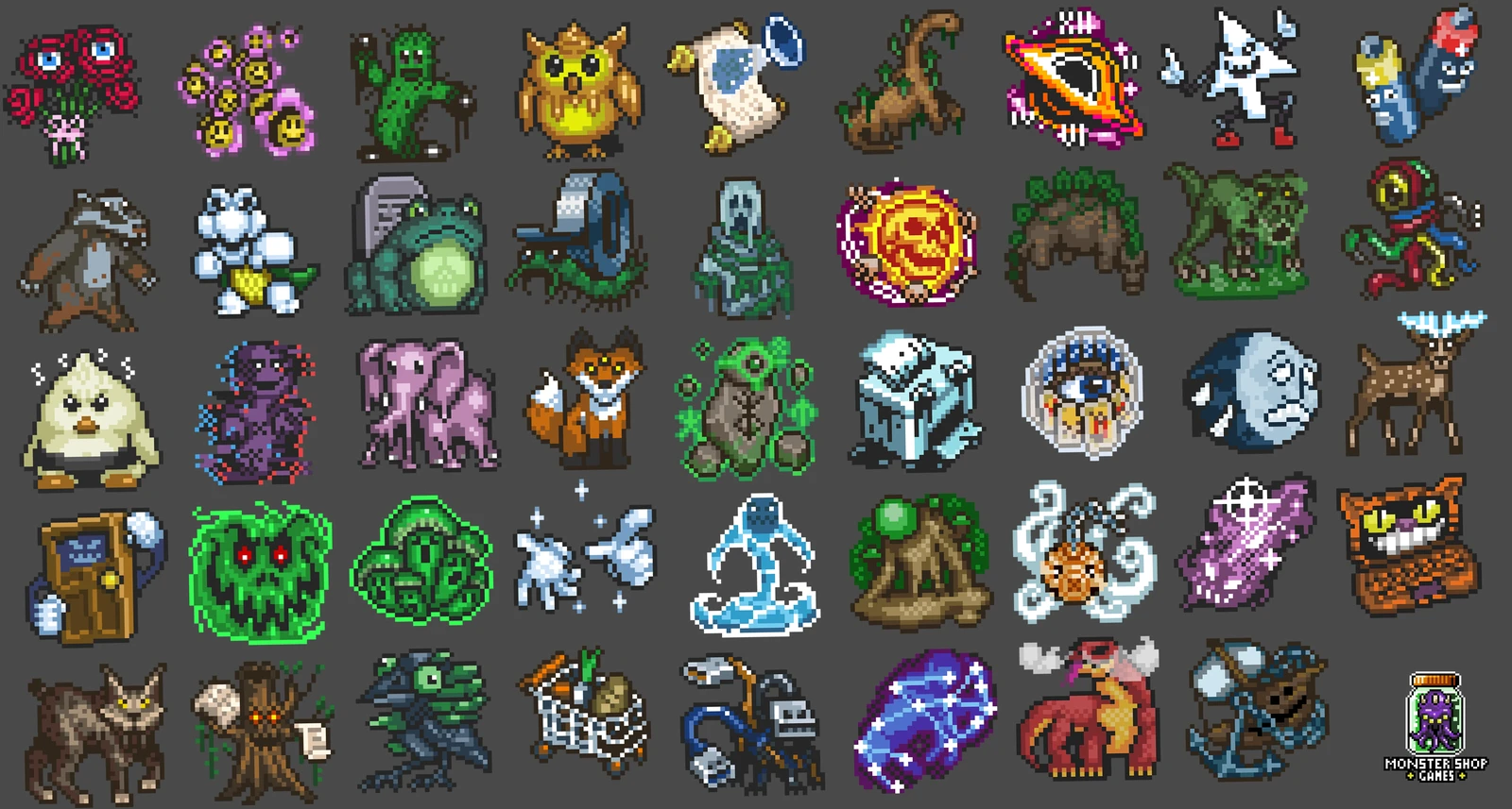 44 unique monsters