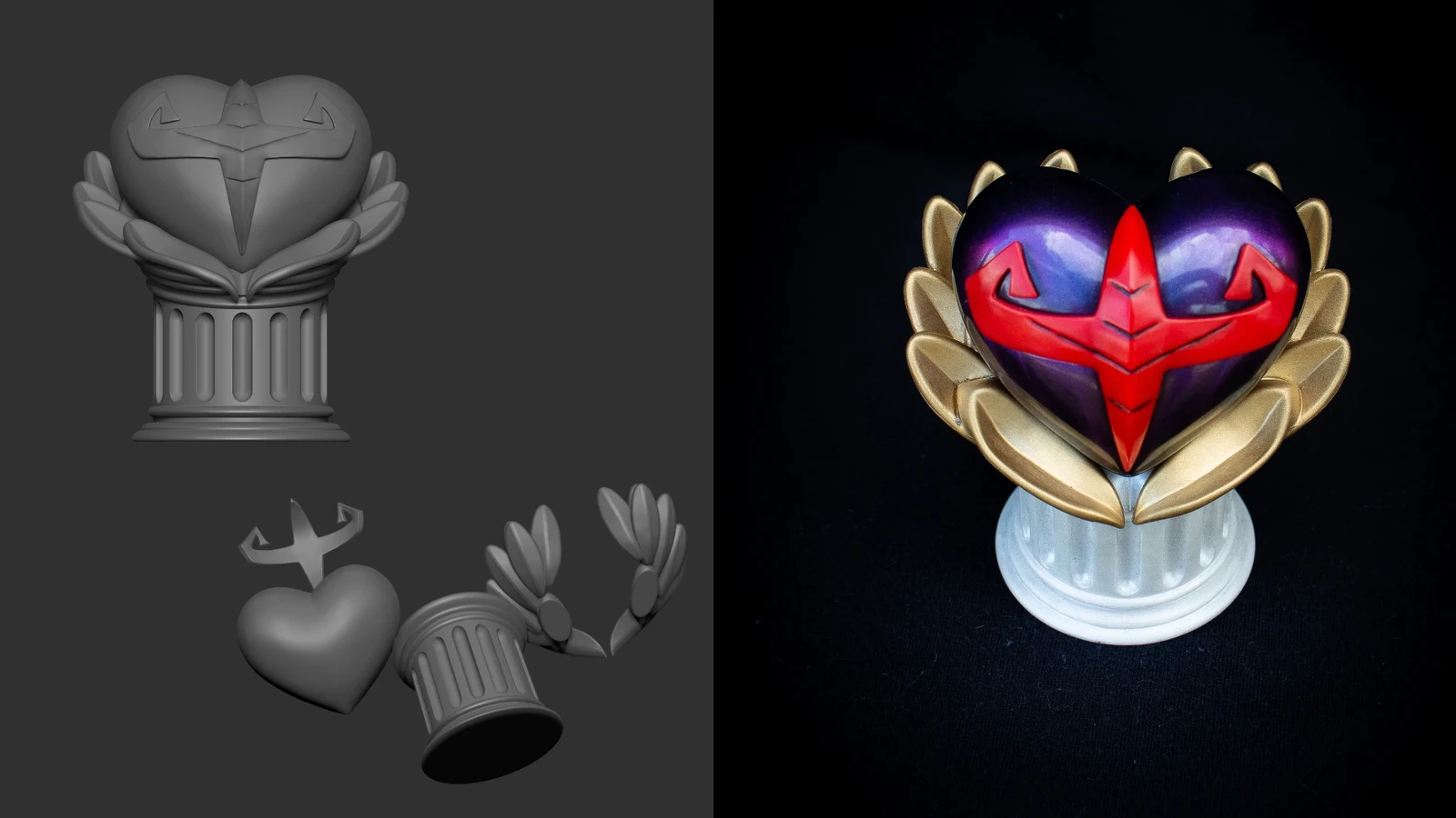 Hades collectable, modeled in Zbrush for Alchemic Forms.