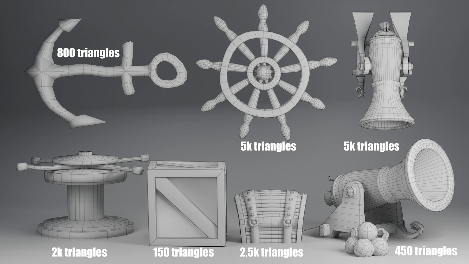 Props wireframe