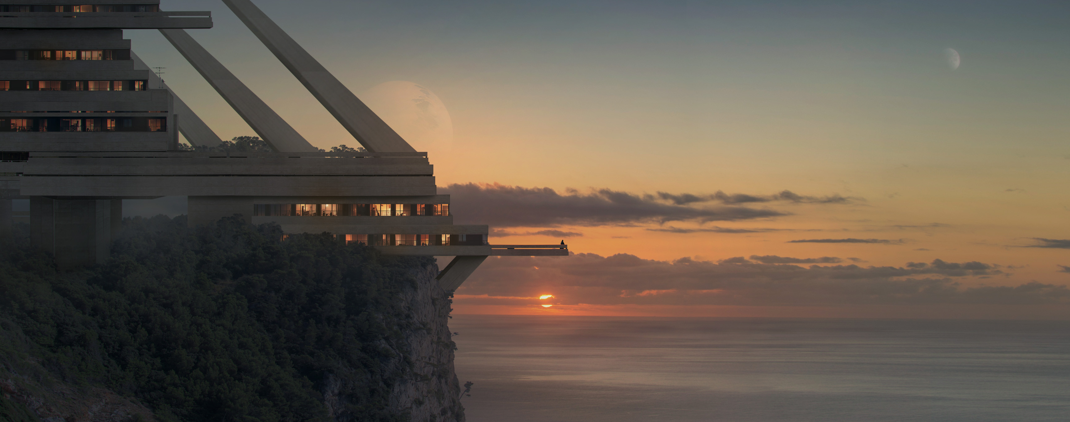 Photobash/architecture design practice