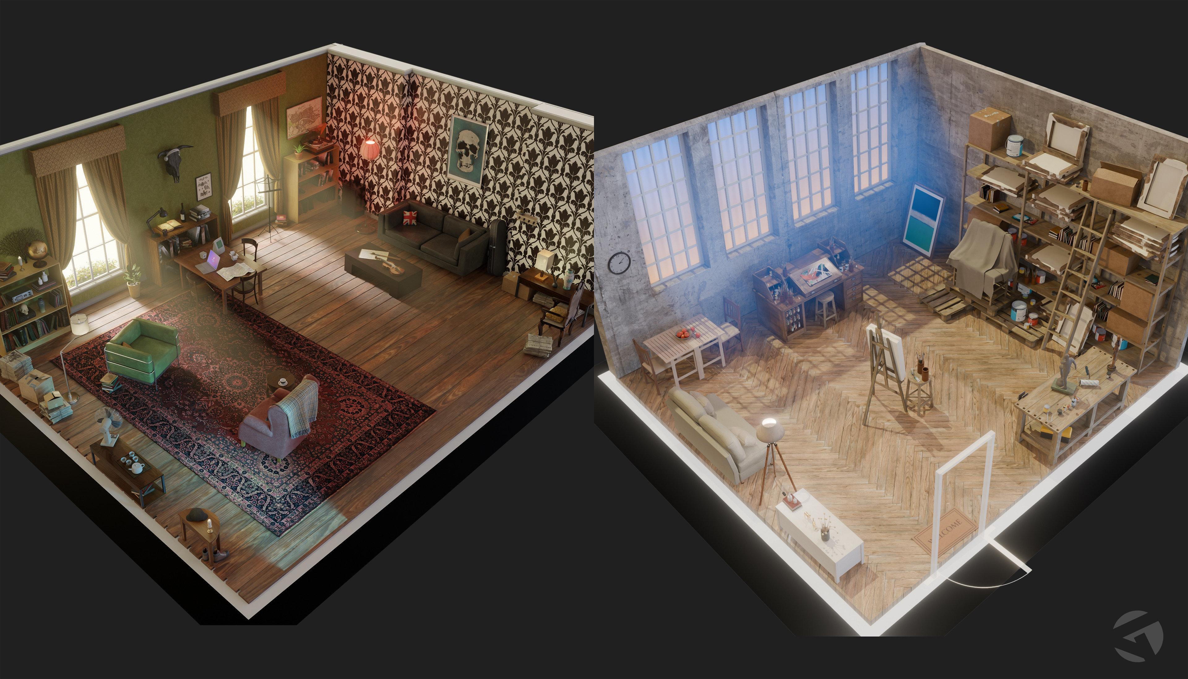 221 Baker St &amp; Art Studio  ©Rift Games