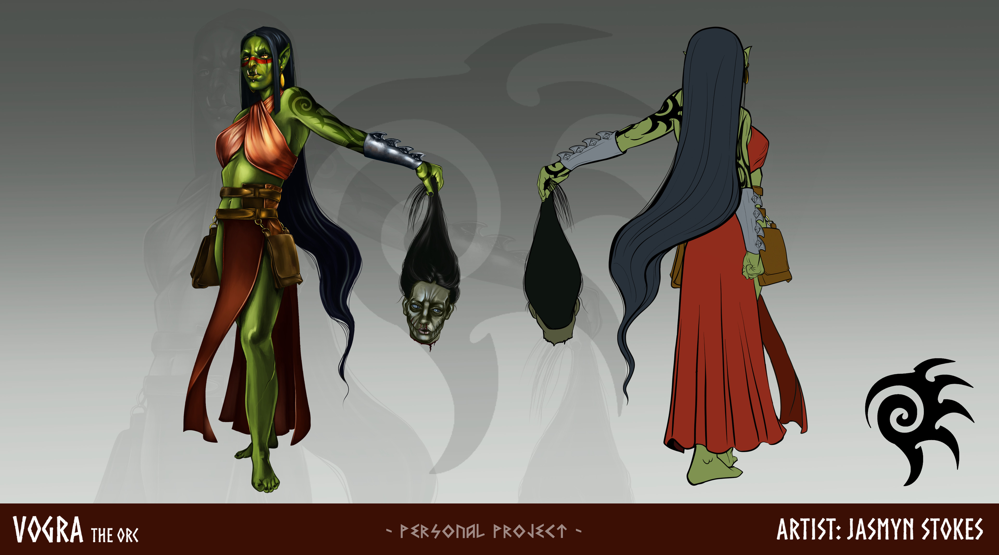 Character Front &amp; Back View