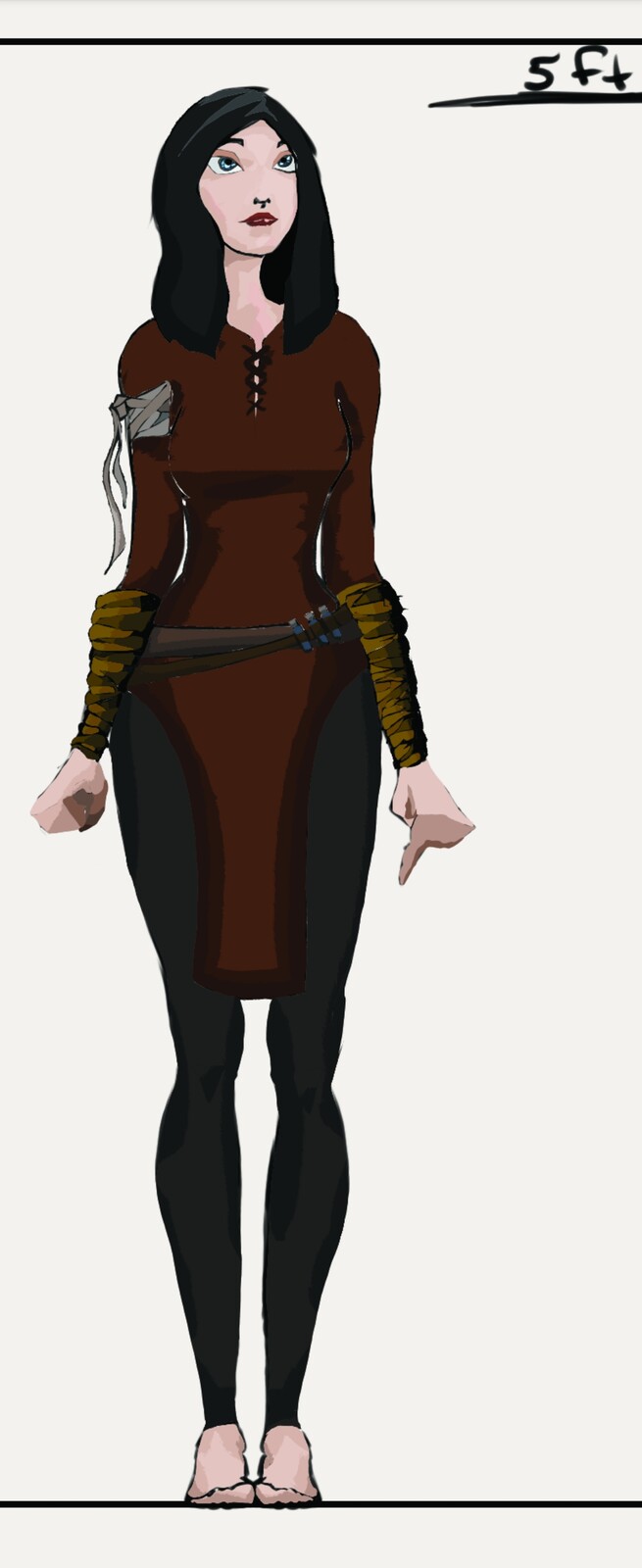 Turnaround front, vin from mistborn, photoshop